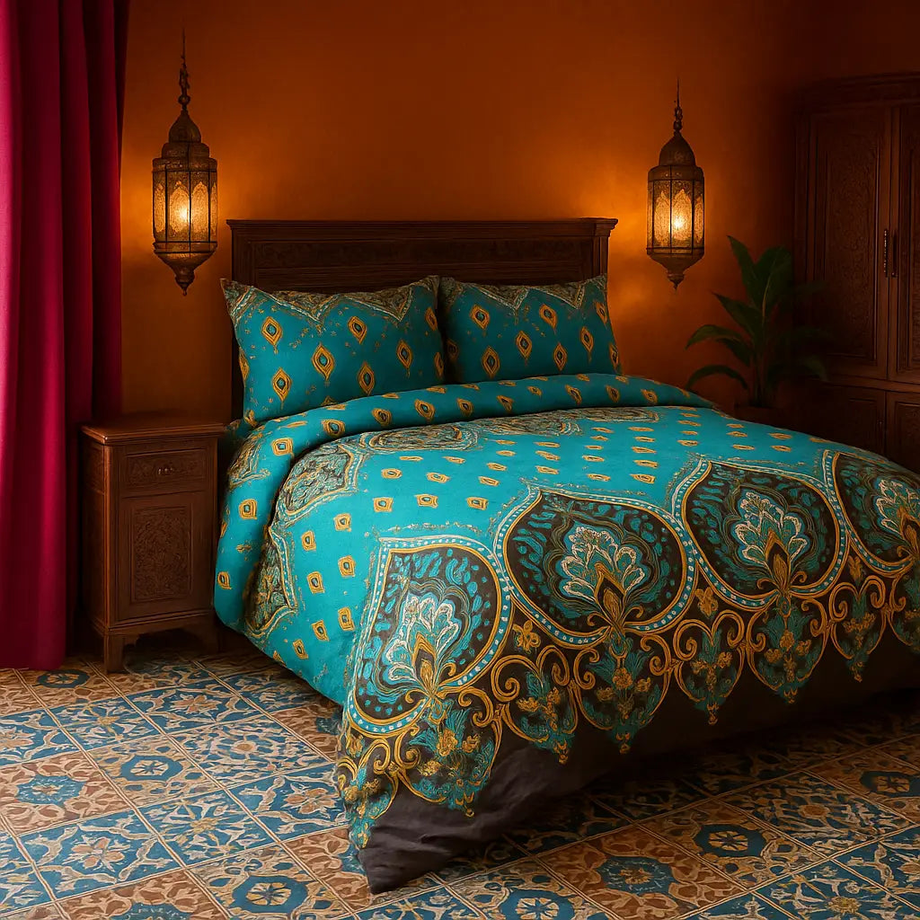 Asha Duvet Cover Set by Rapport Home