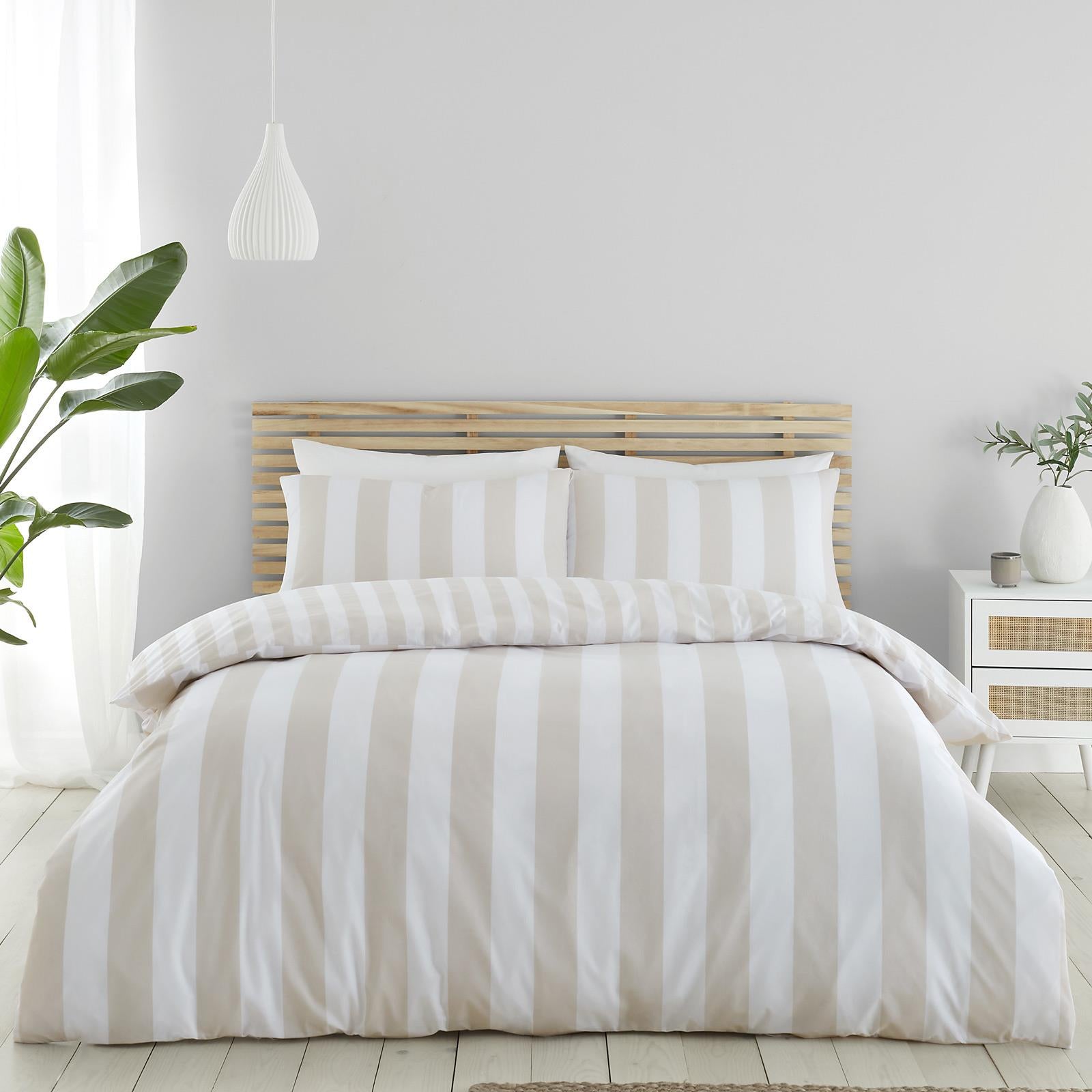Cove Stripe Duvet Cover Set by Catherine Lansfield