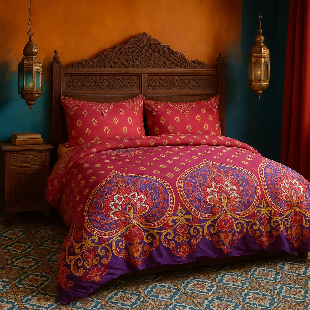 Asha Duvet Cover Set by Rapport Home