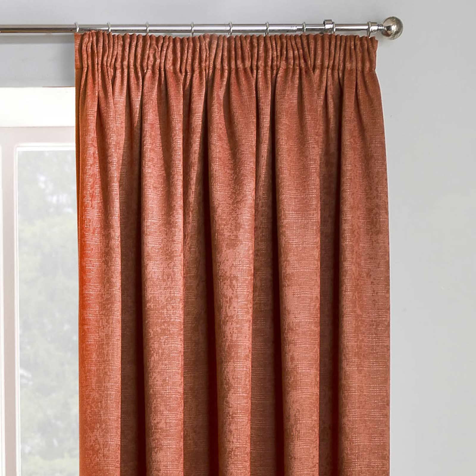 Matrix Thermal Dim Out Tape Top Pencil Pleat Curtains by Enhanced Living