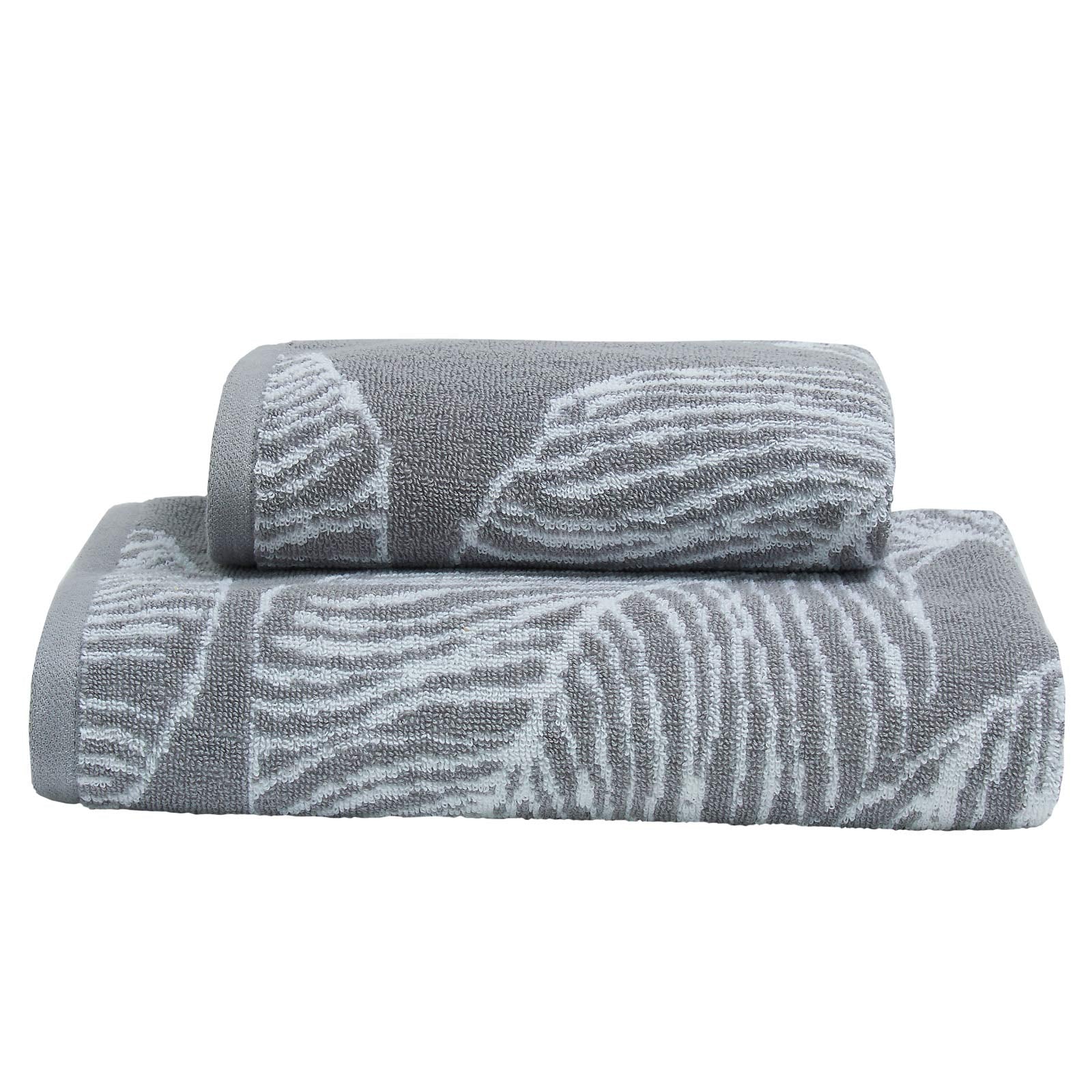 Matteo Leaf Jacquard 550gsm Towel by Fusion