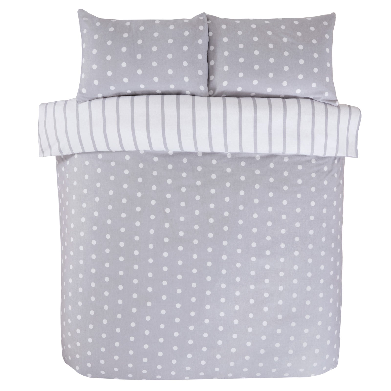 So Soft Spots & Stripes Duvet Cover Set by Rapport Home