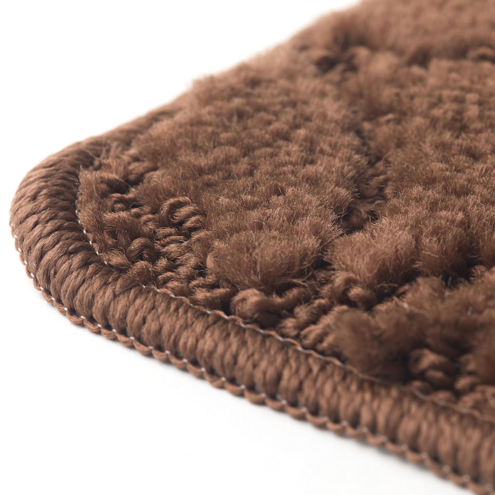 Halo Non-Slip Bath Mat & Pedestal Bathroom Set by Emma Barclay