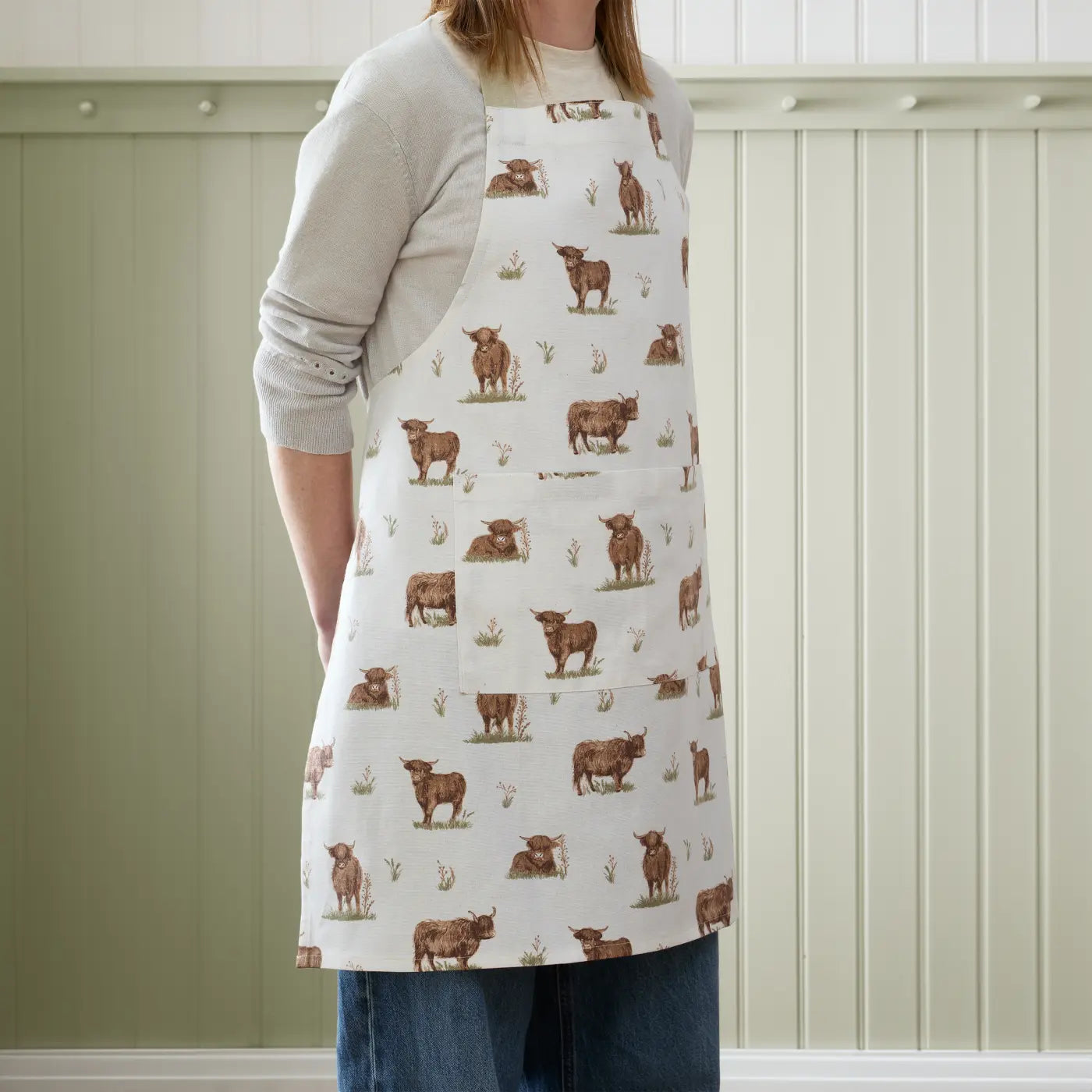 Angus Highland Cow Kitchen Textiles Collection by Catherine Lansfield