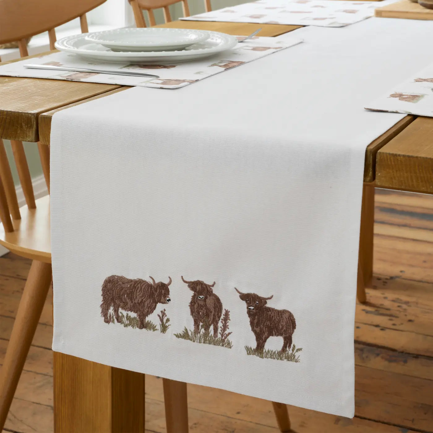 Angus Highland Cow Kitchen Textiles Collection by Catherine Lansfield
