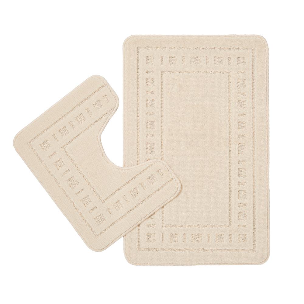 Armoni Bath Mat & Pedestal Bathroom Set by Catherine Lansfield