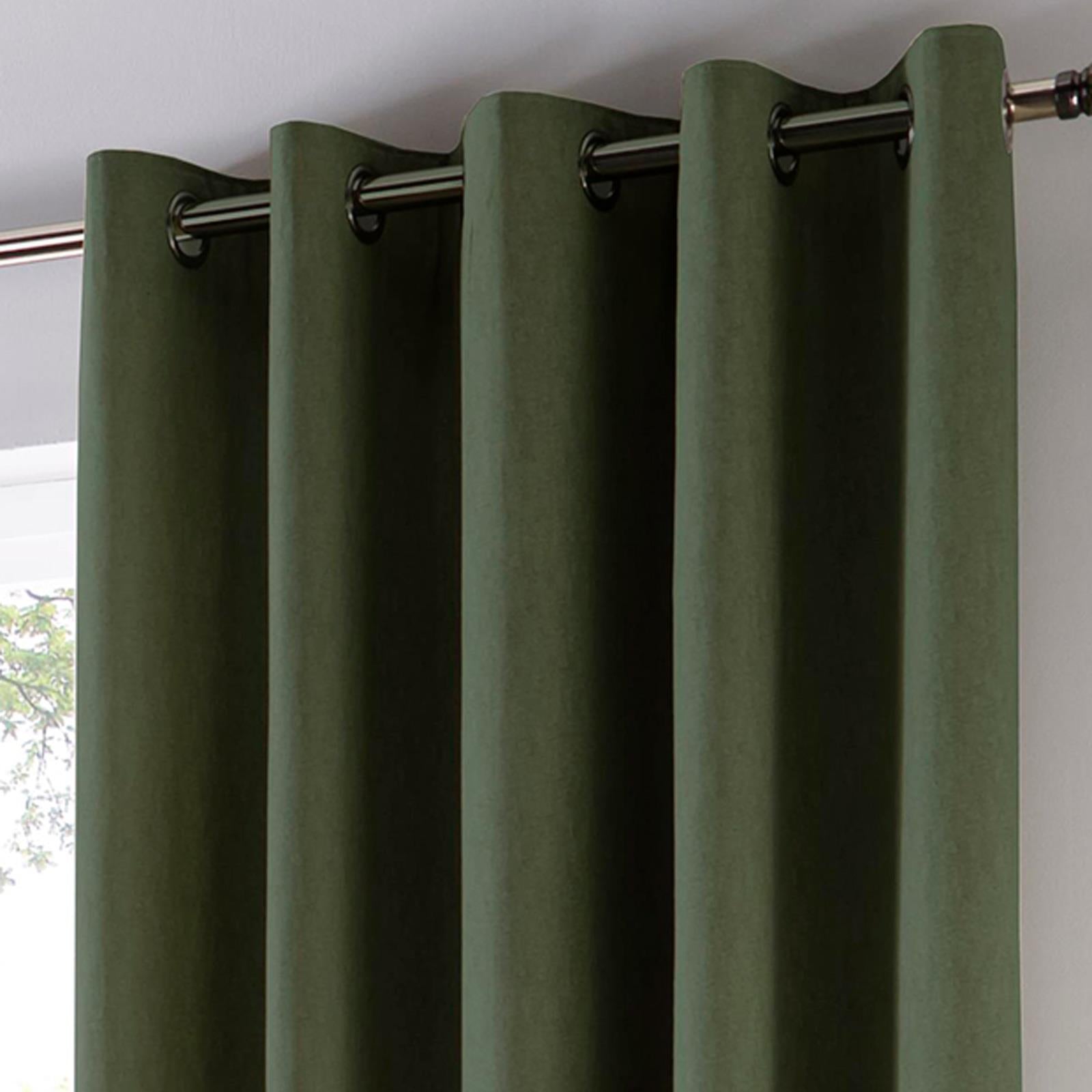 Sorbonne Cotton Lined Eyelet Curtains by Fusion
