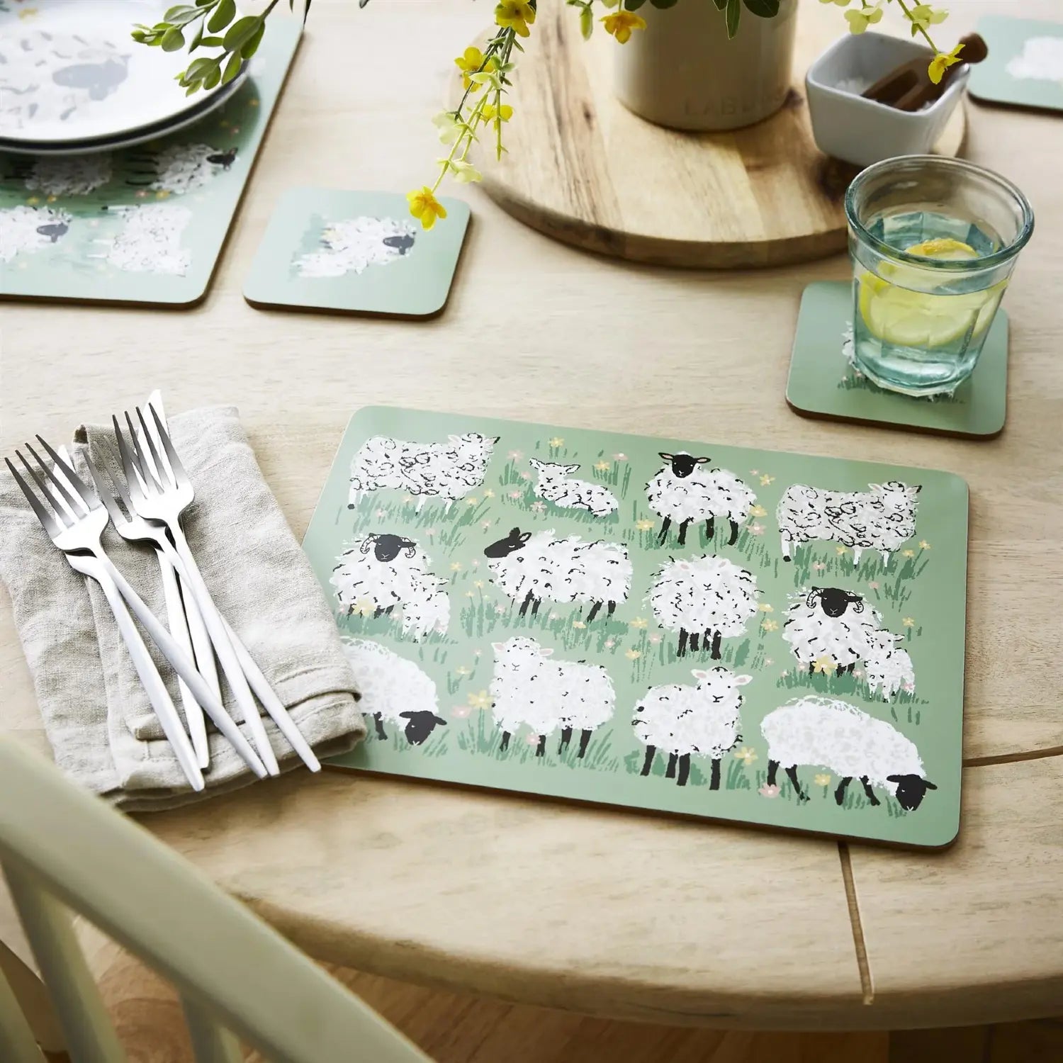 Woolly Sheep Kitchen Collection by Ulster Weavers