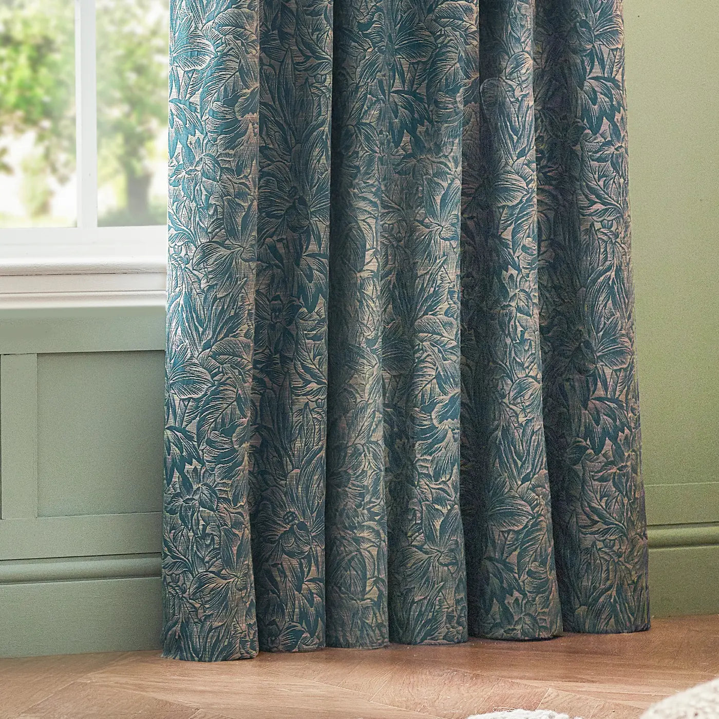 Grantley Tape Top Pencil Pleat Curtains by Wylder