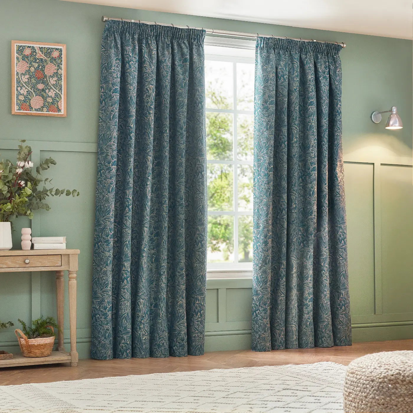 Grantley Tape Top Pencil Pleat Curtains by Wylder