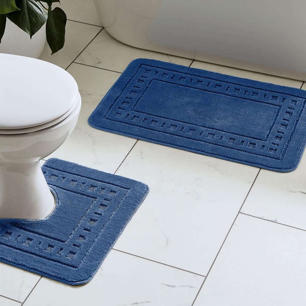 Armoni Bath Mat & Pedestal Bathroom Set by Catherine Lansfield