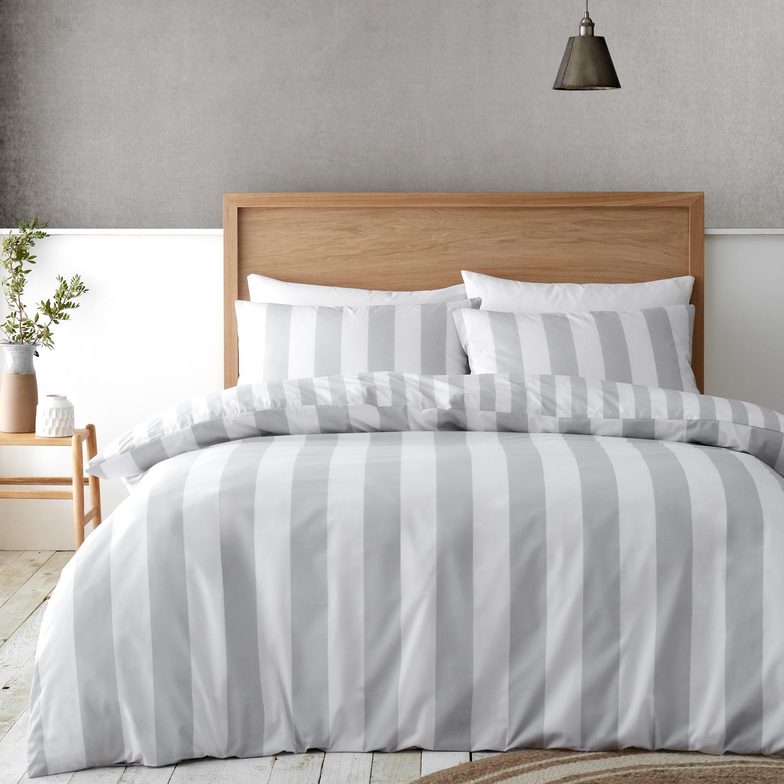 Cove Stripe Duvet Cover Set by Catherine Lansfield
