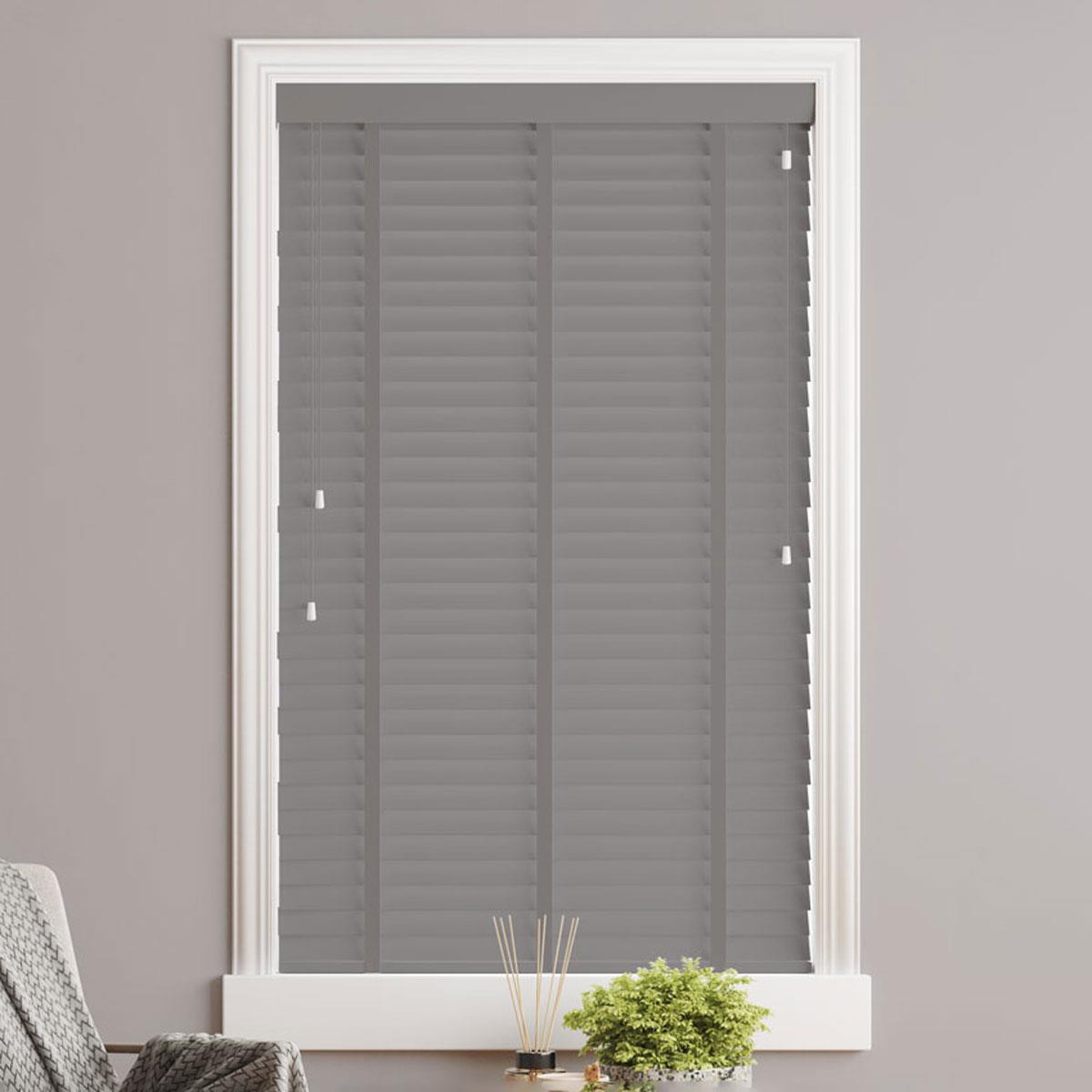 Sunwood Wood Ash Made to Measure Venetian Blind with Steel Tapes by Decora