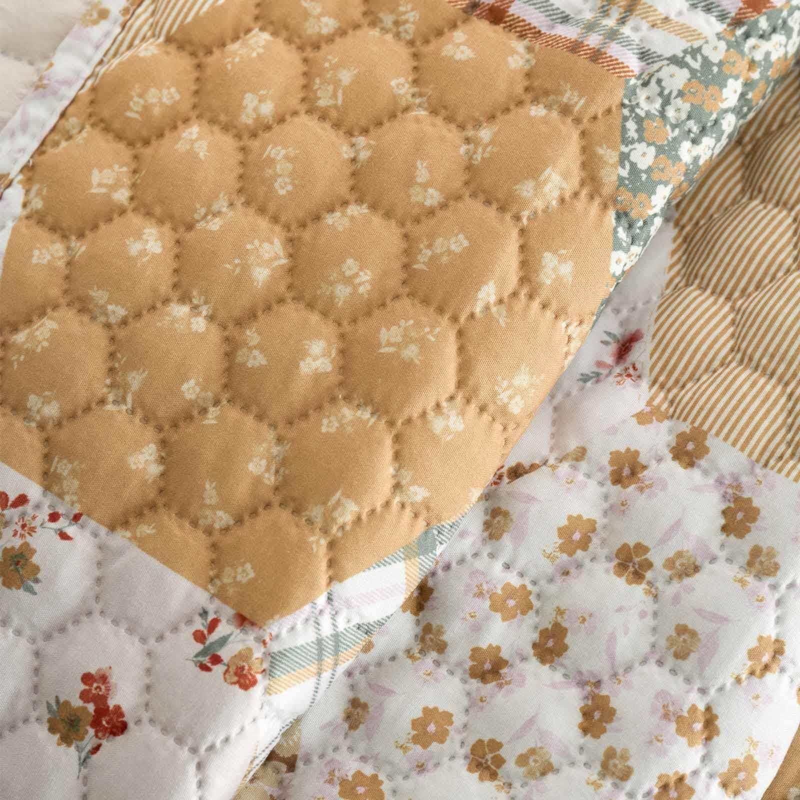 Floral Patchwork Bedspread by Catherine Lansfield