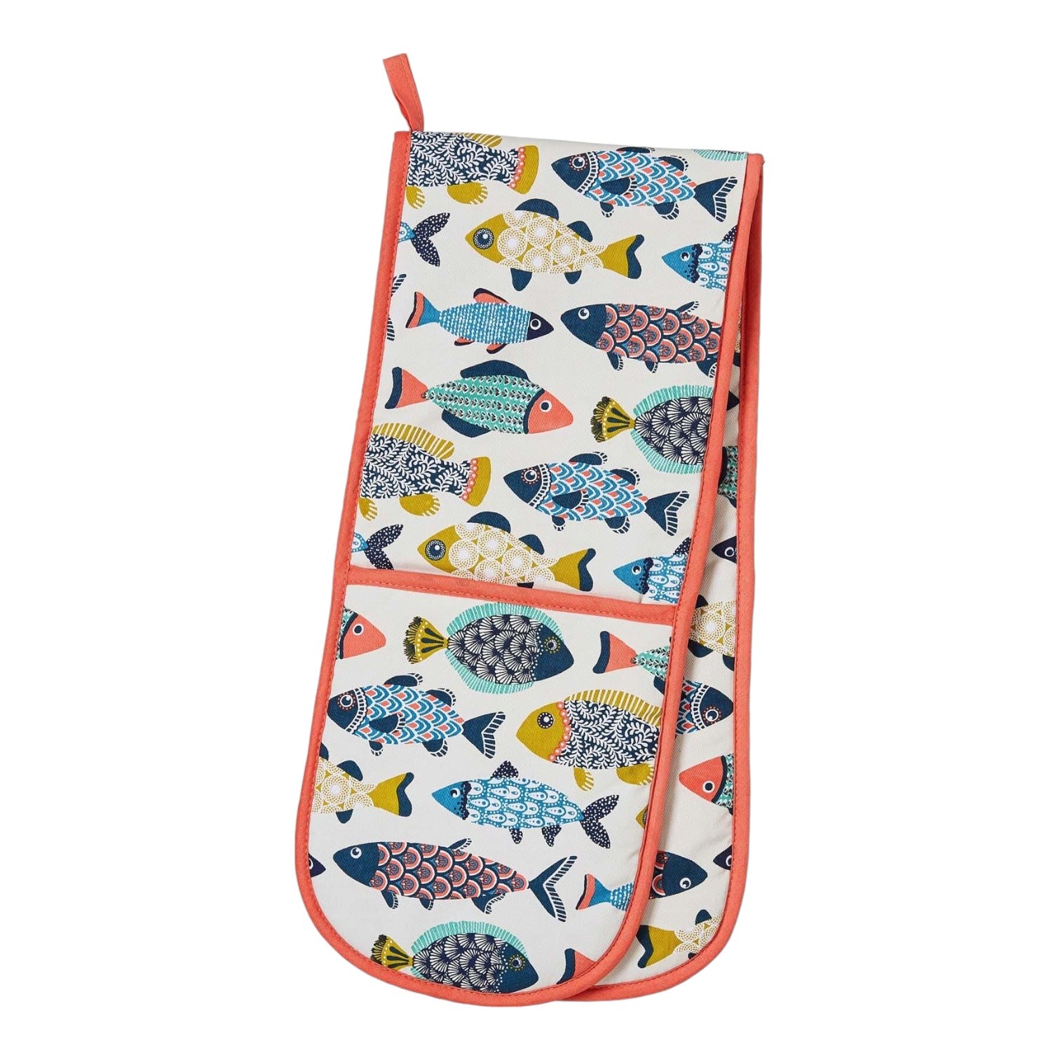 Aquarium Luxury Cotton Double Oven Glove Oven Gloves Ulster Weavers