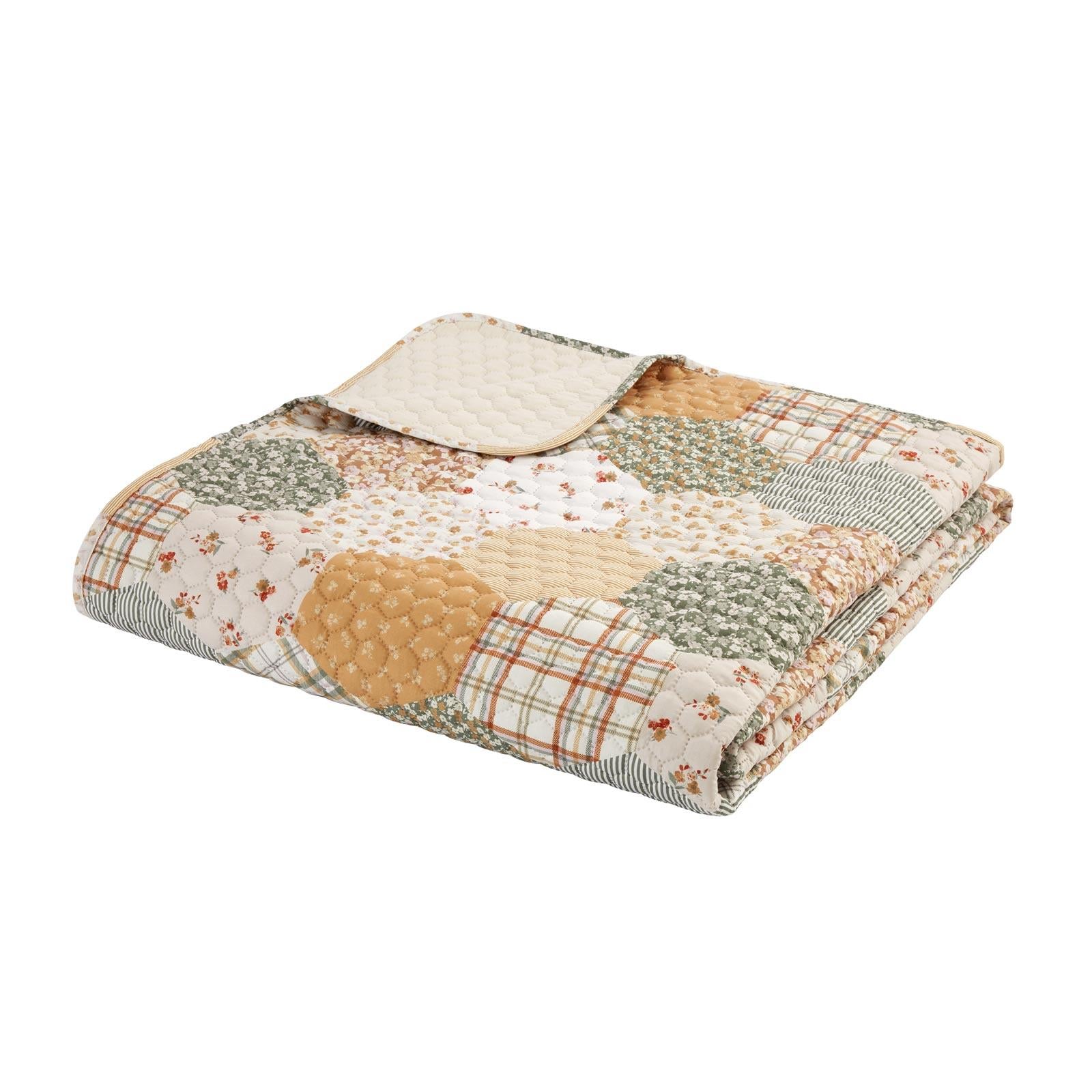 Floral Patchwork Bedspread by Catherine Lansfield