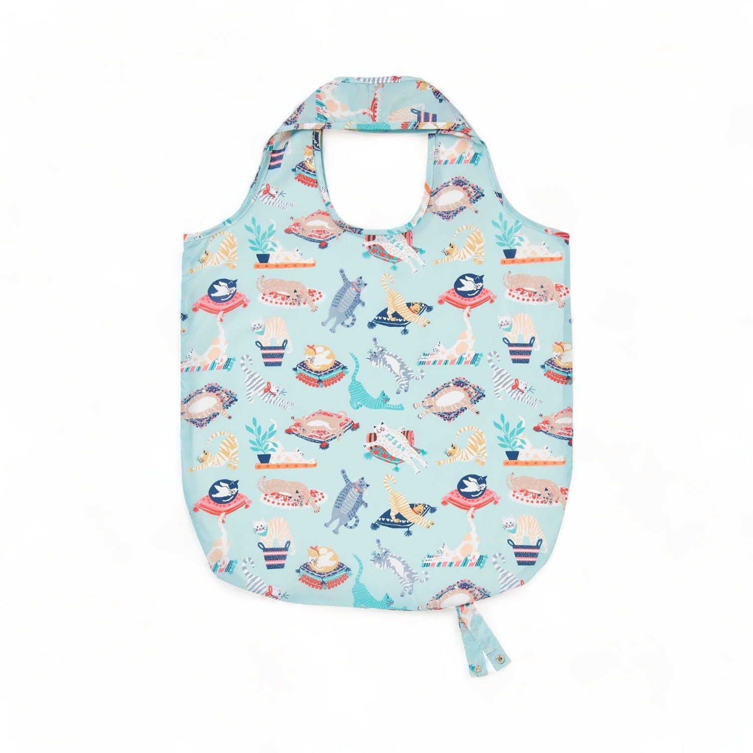 Kitty Cats Reusable Roll-Up Shopping Bag Totes & Shopping Bags Ulster Weavers