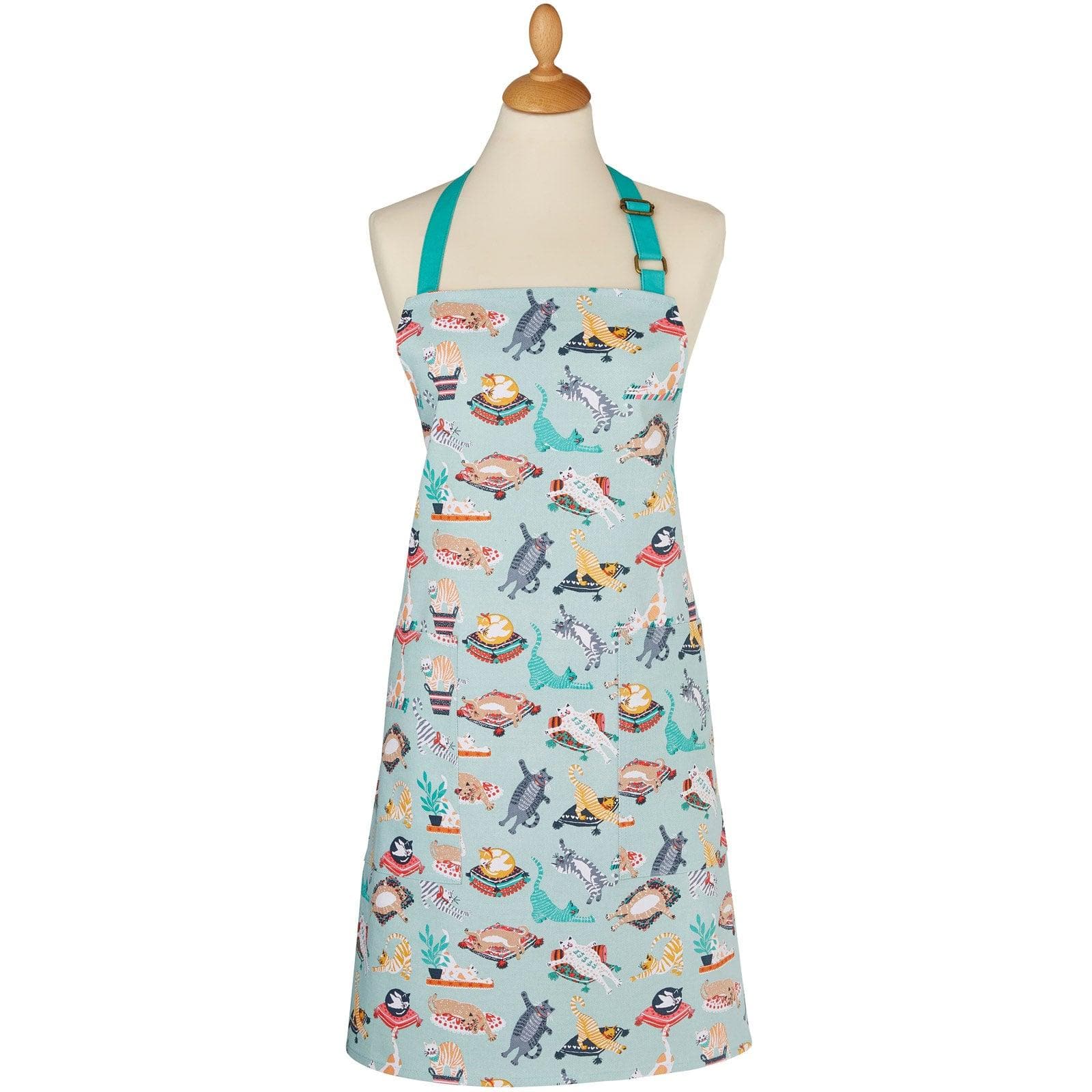 Kitty Cats Luxury Cotton Kitchen Apron Aprons Ulster Weavers