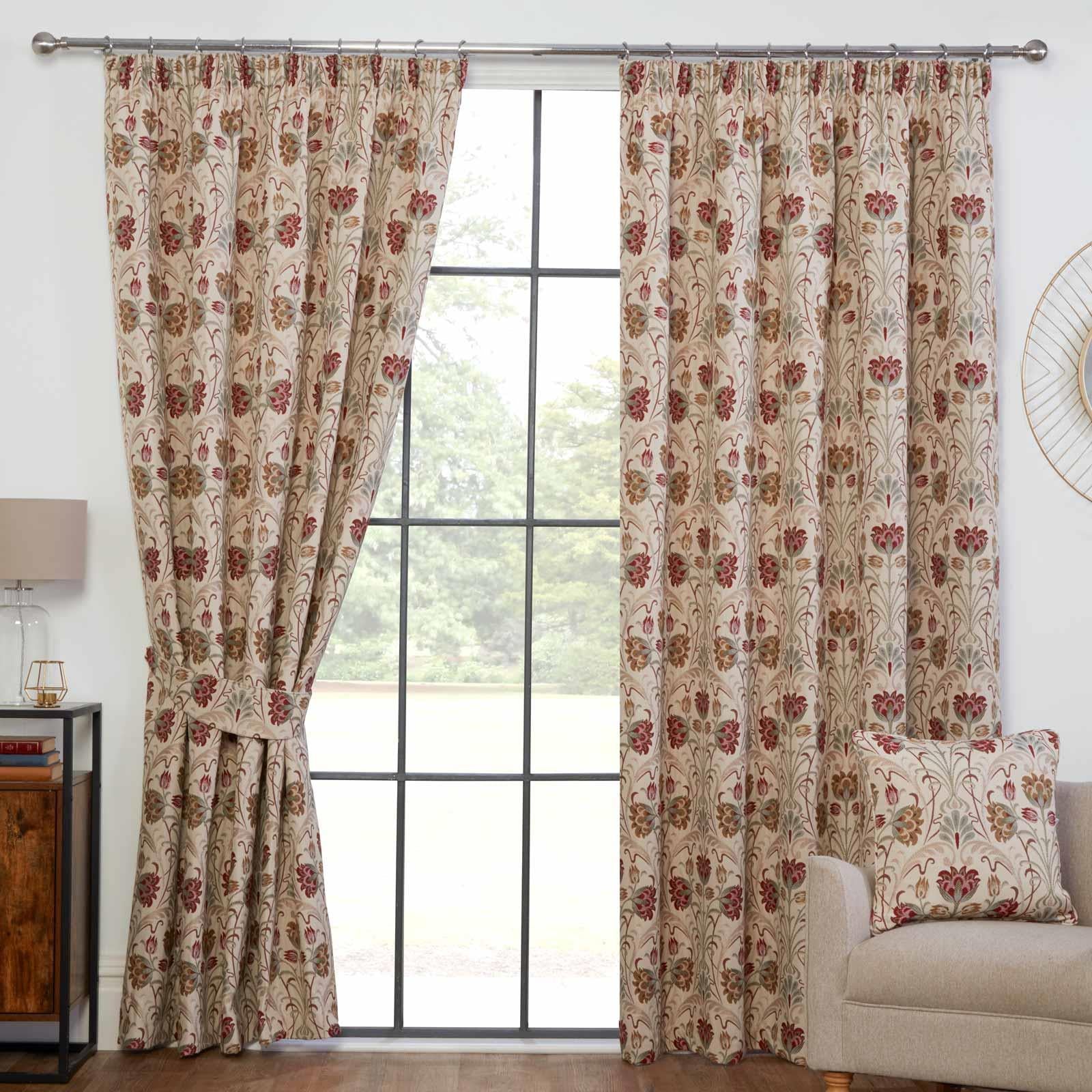 Aylesbury Tapestry Tape Top Curtains by Sundour