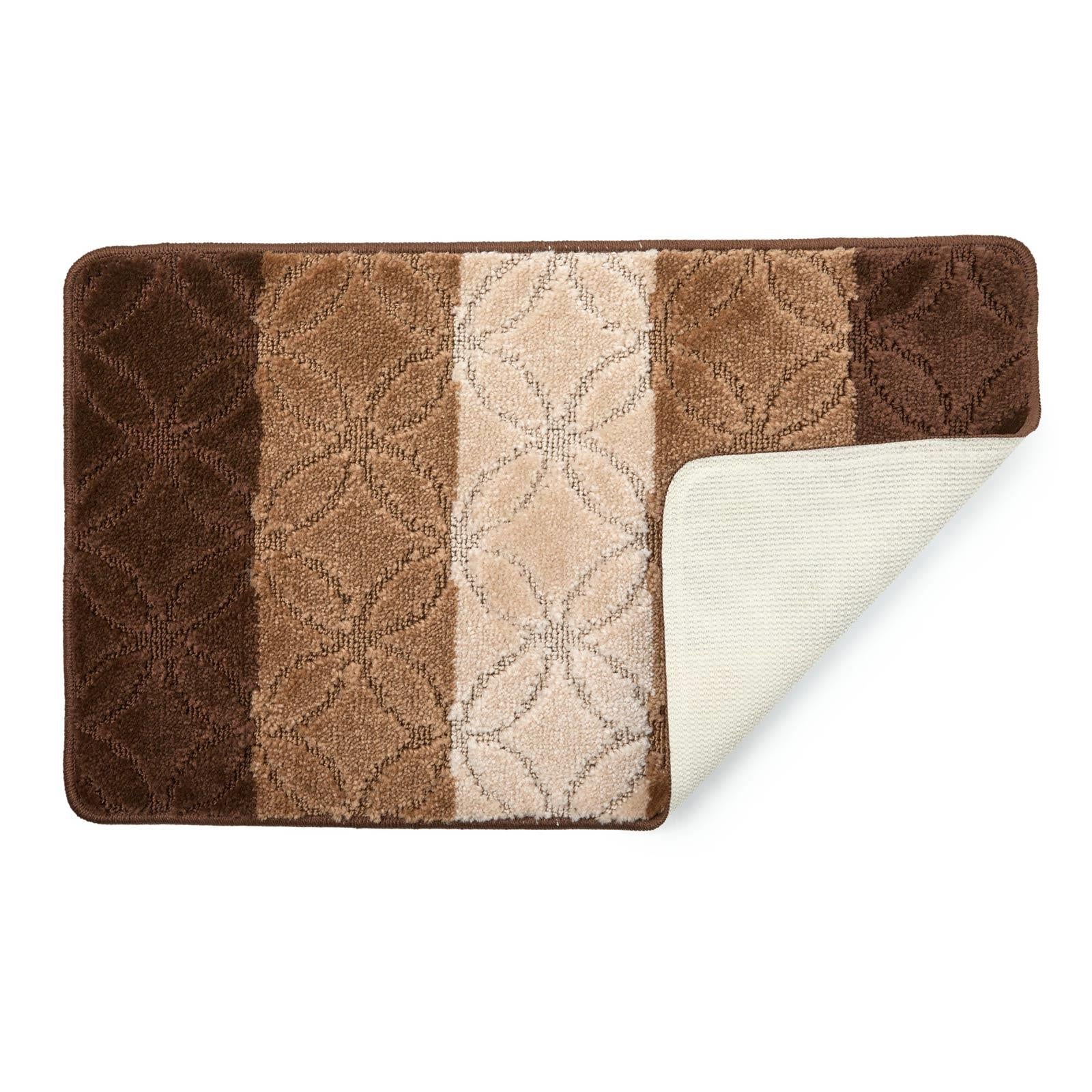 Halo Non-Slip Bath Mat & Pedestal Bathroom Set by Emma Barclay