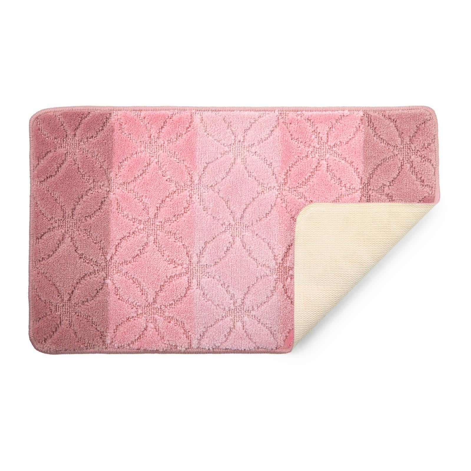 Halo Non-Slip Bath Mat & Pedestal Bathroom Set by Emma Barclay