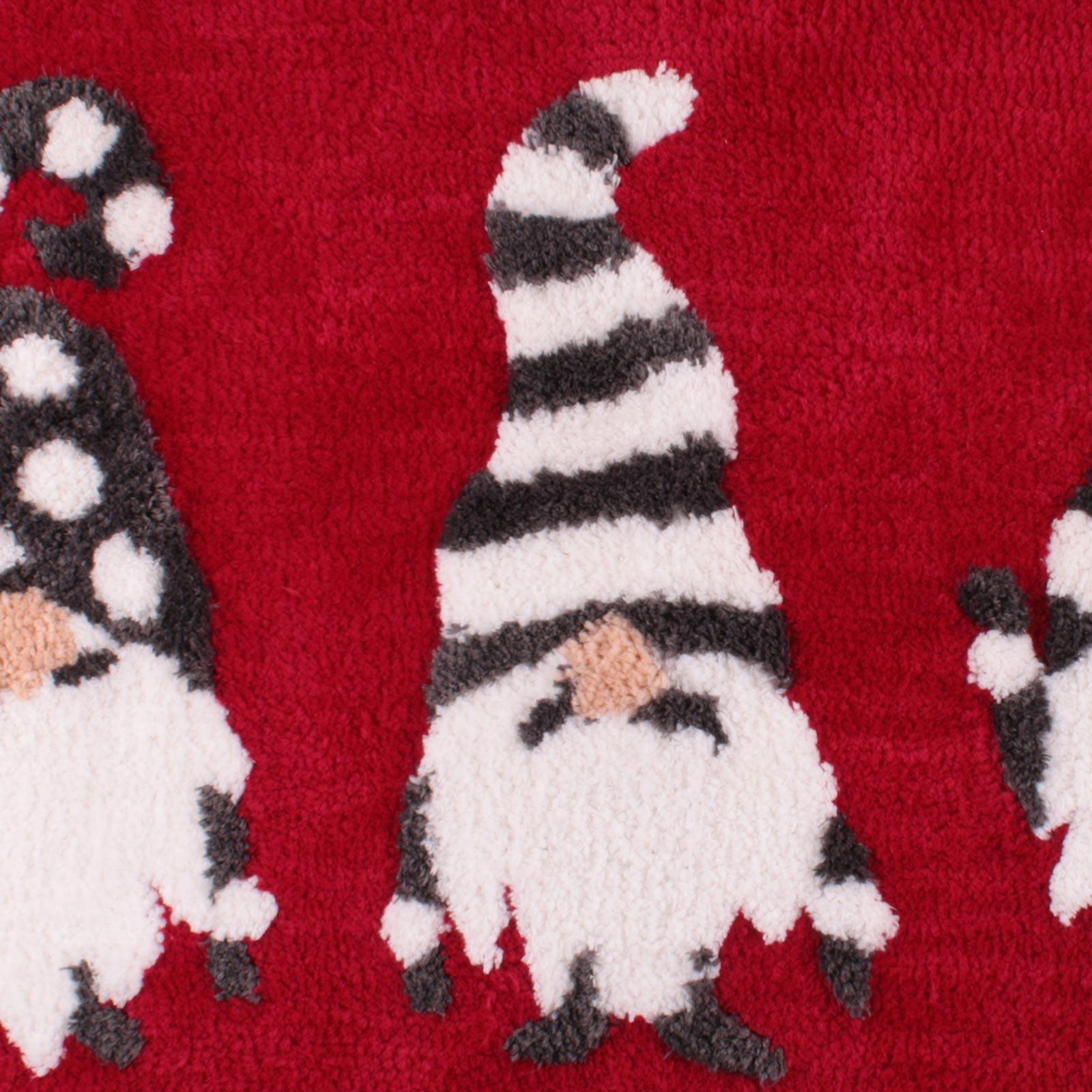 Christmas Gonks Bath Mat by Fusion