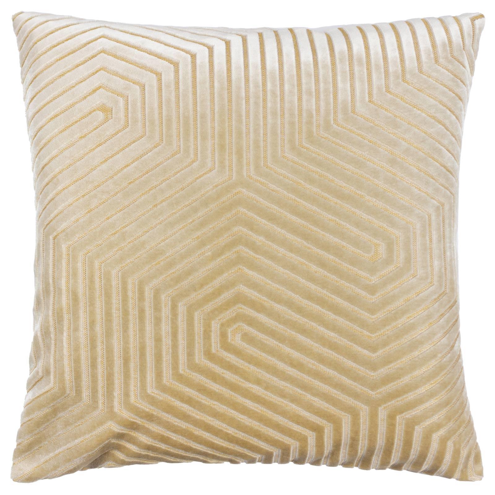 Evoke Cut Velvet Cushion Cover 18" x 18" by Paoletti