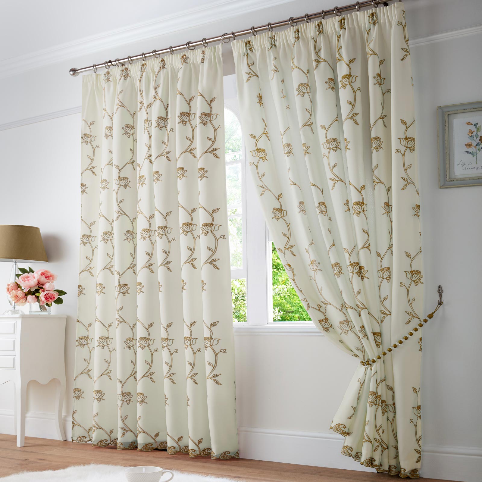 Exeter Tape Top Pencil Pleat Voile Curtains by Alan Symonds