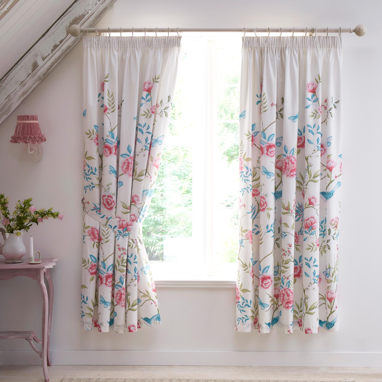 Amelle Tape Top Pencil Pleat Curtains by Dreams & Drapes Design
