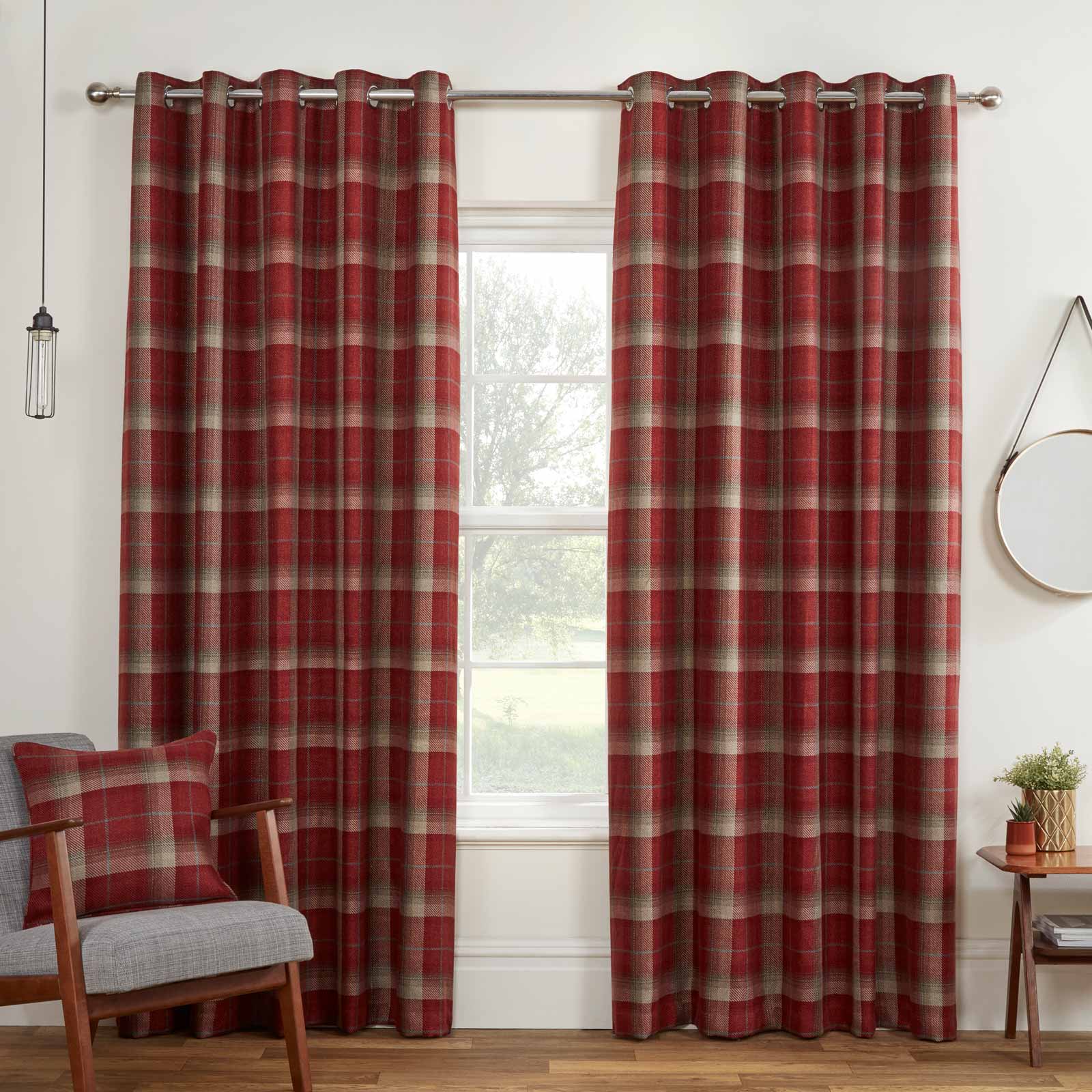 Carnoustie Blackout Eyelet Curtains by Sundour