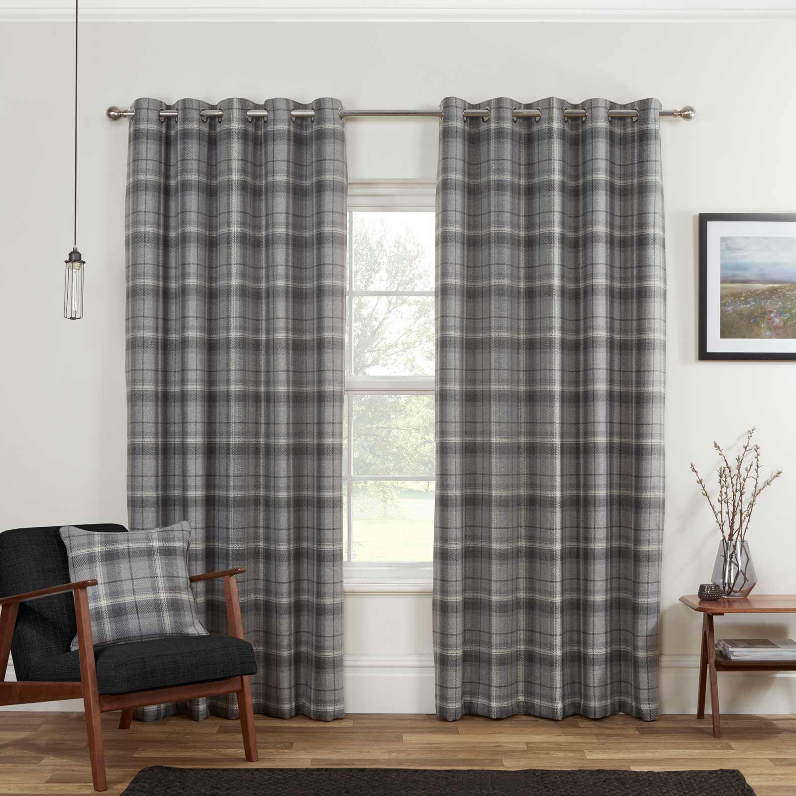 Carnoustie Blackout Eyelet Curtains by Sundour