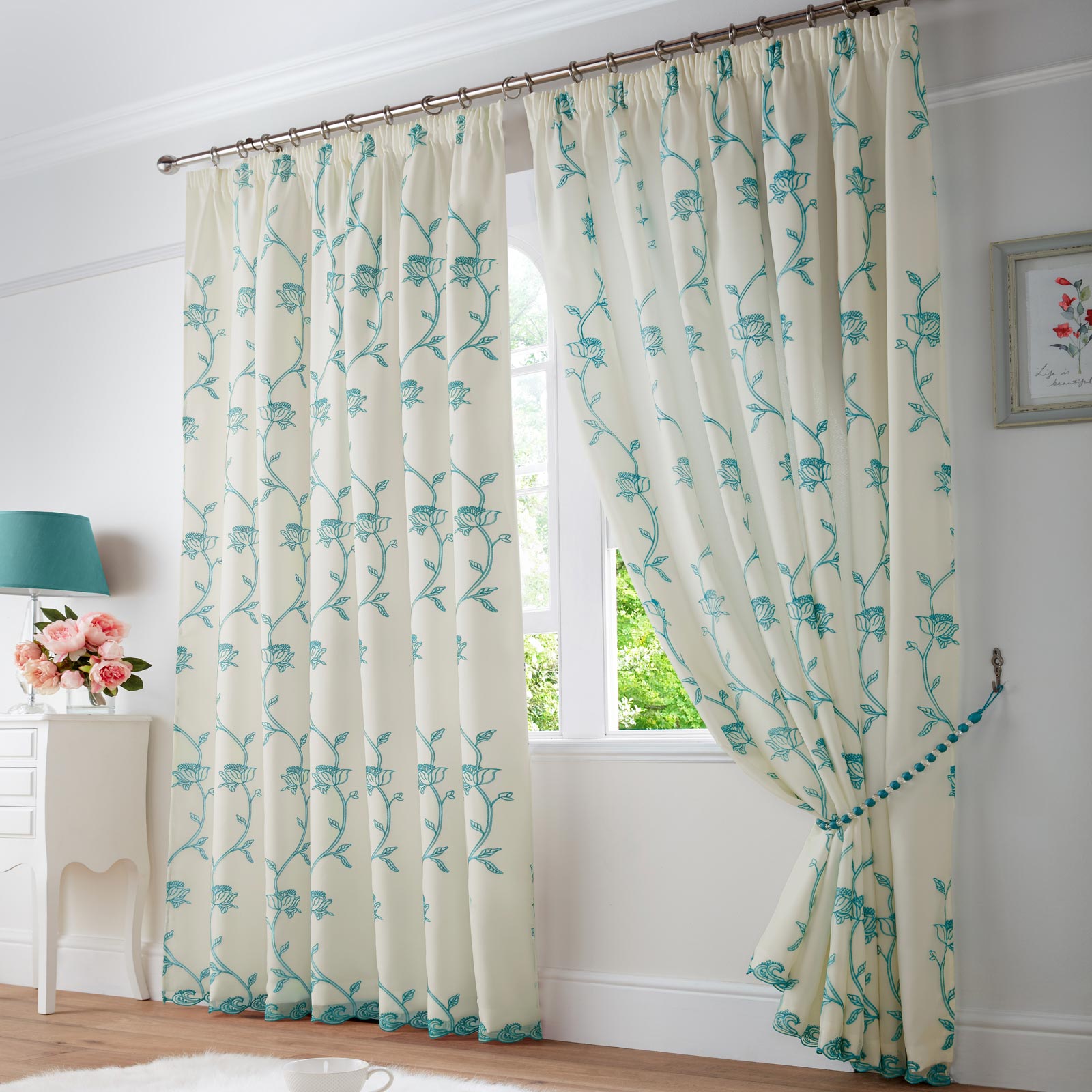 Exeter Tape Top Pencil Pleat Voile Curtains by Alan Symonds