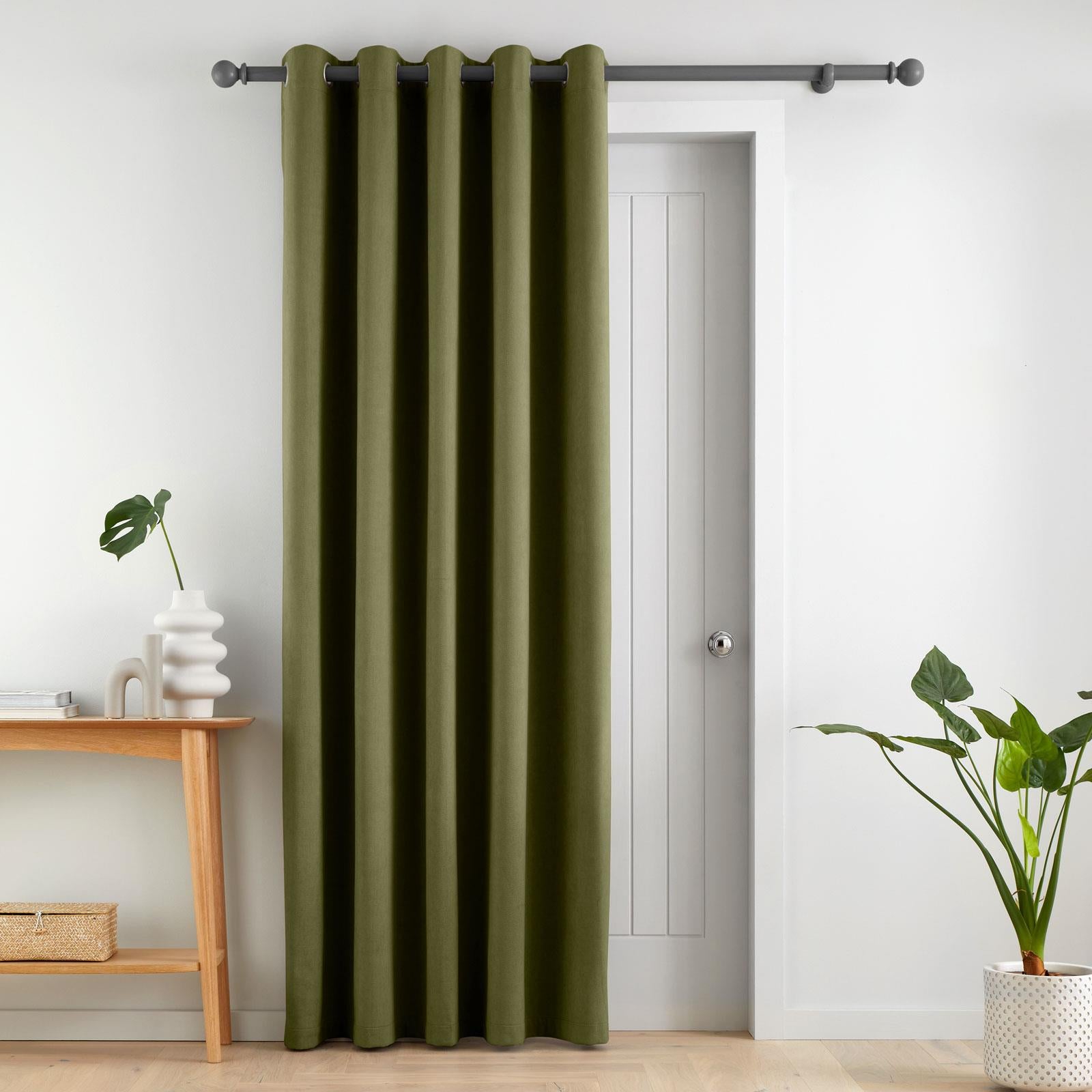 Wilson Velvet Blackout Thermal Door Curtain Panel by Catherine Lansfield