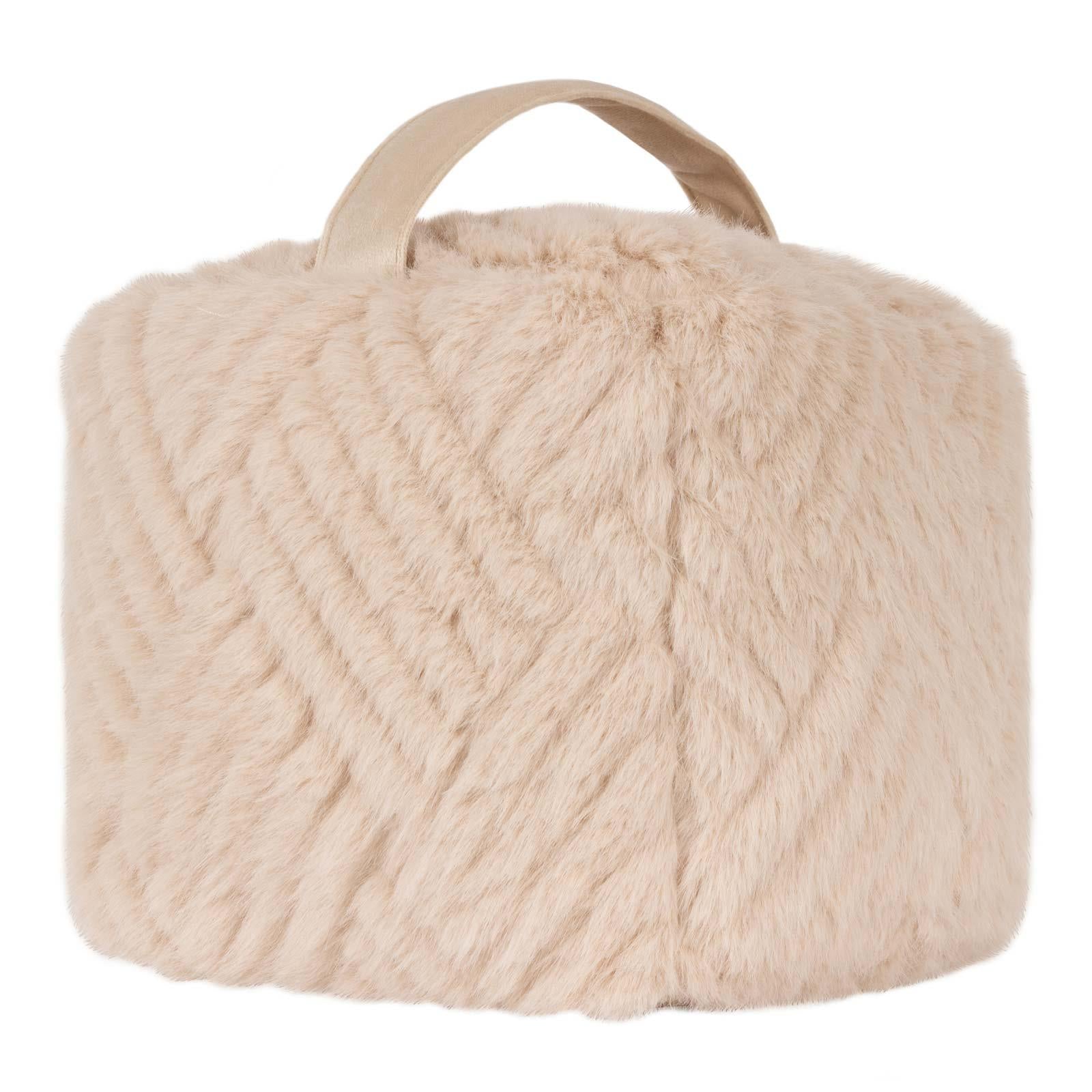 Sonnet Faux Fur Door Stop by Paoletti