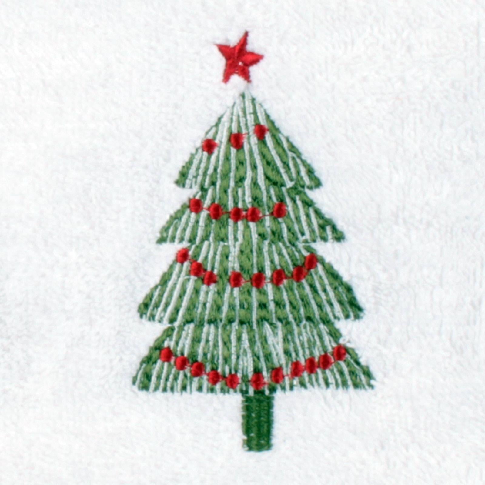 Christmas Trees Hand Towel Pair by Fusion