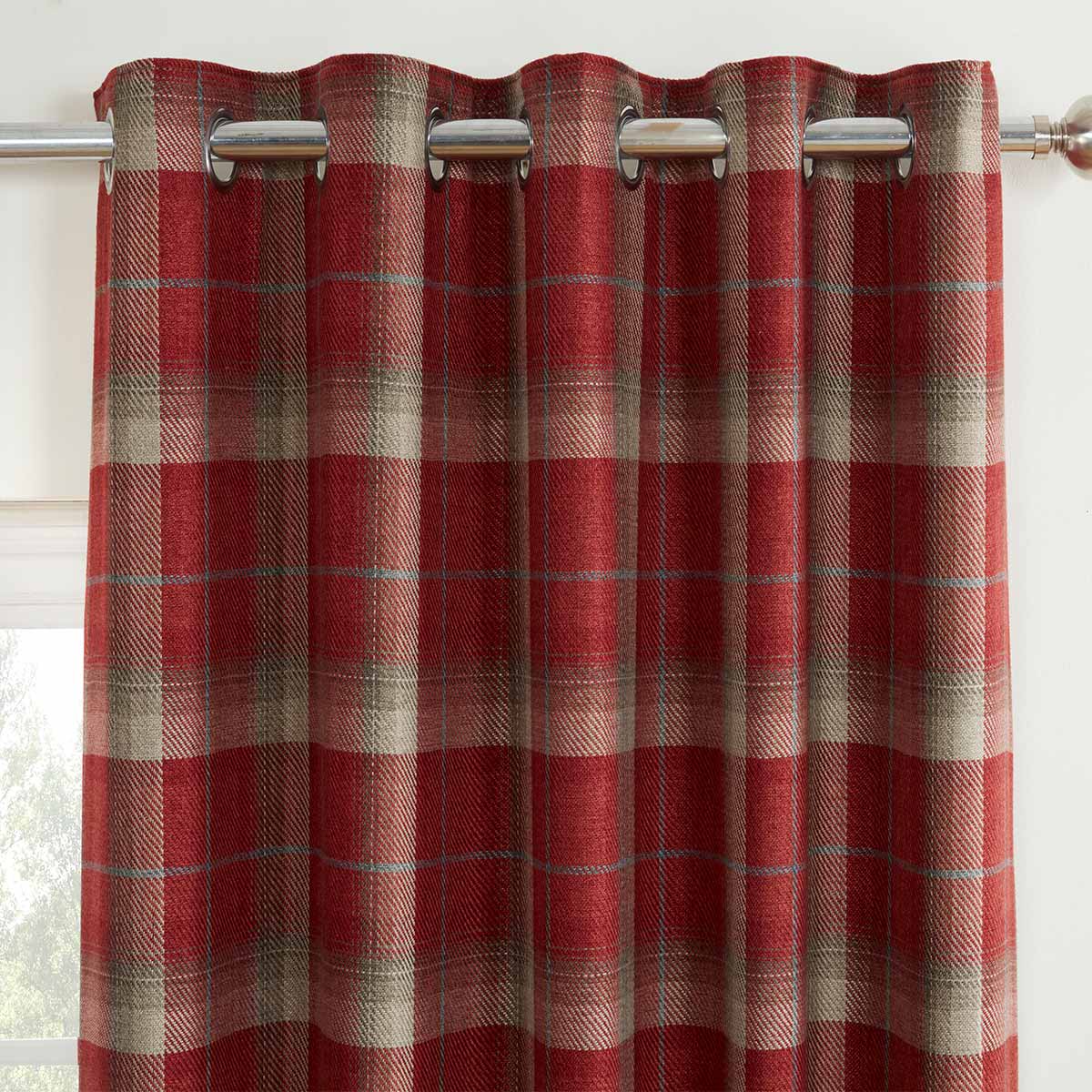 Carnoustie Blackout Eyelet Curtains by Sundour