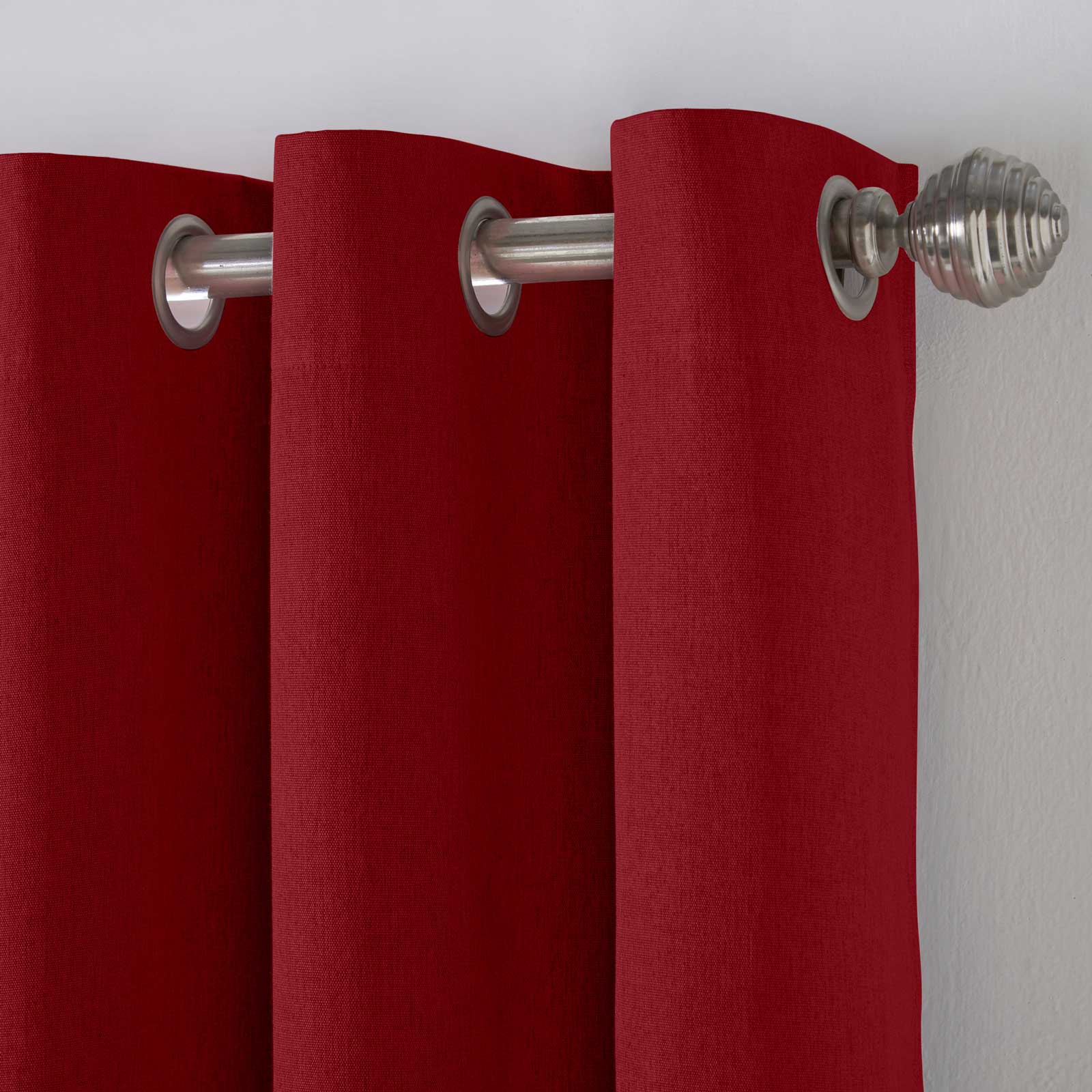 Blackout Linen Look Eyelet Curtains by Alan Symonds