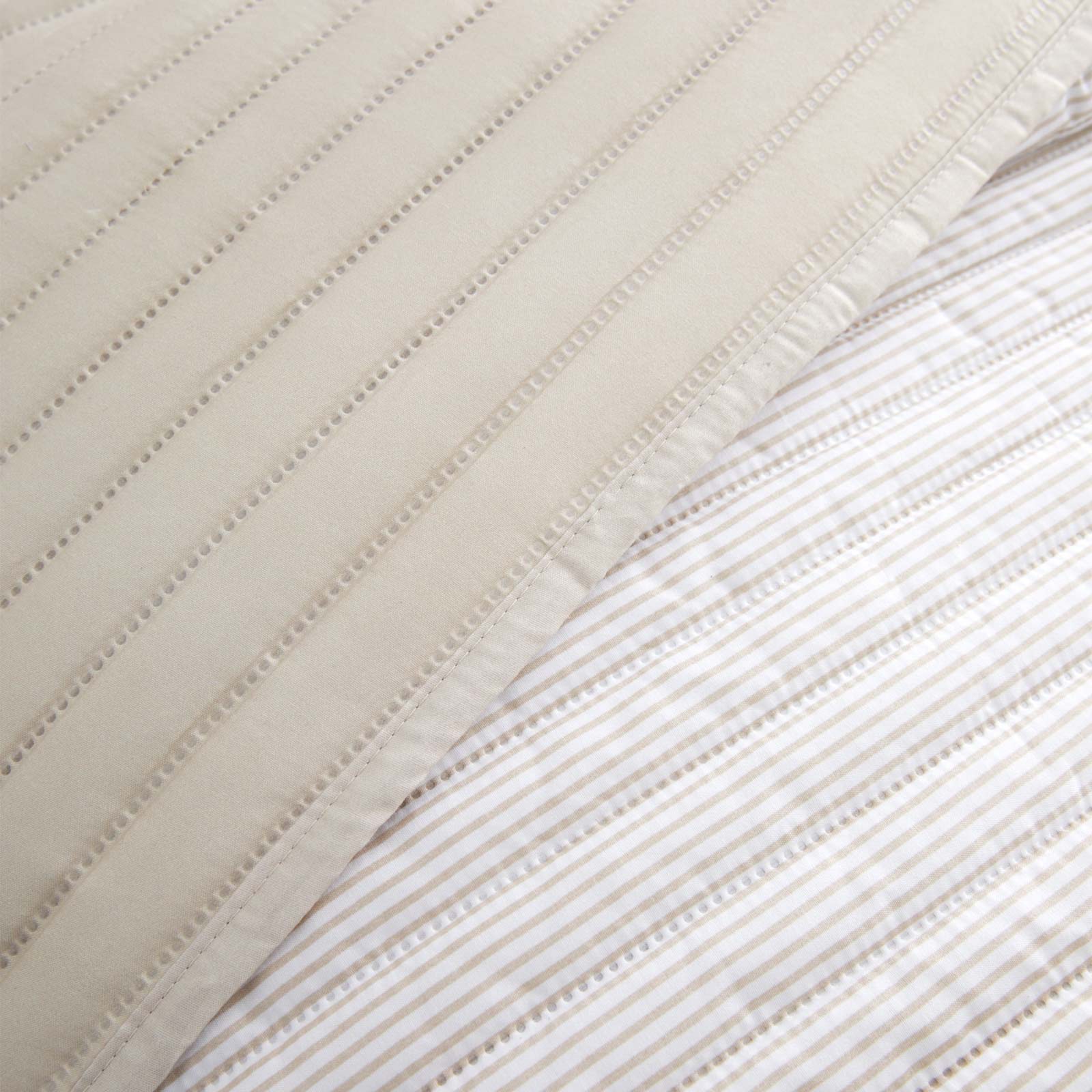 Stripe Bedspread 220cm x 230cm by Catherine Lansfield