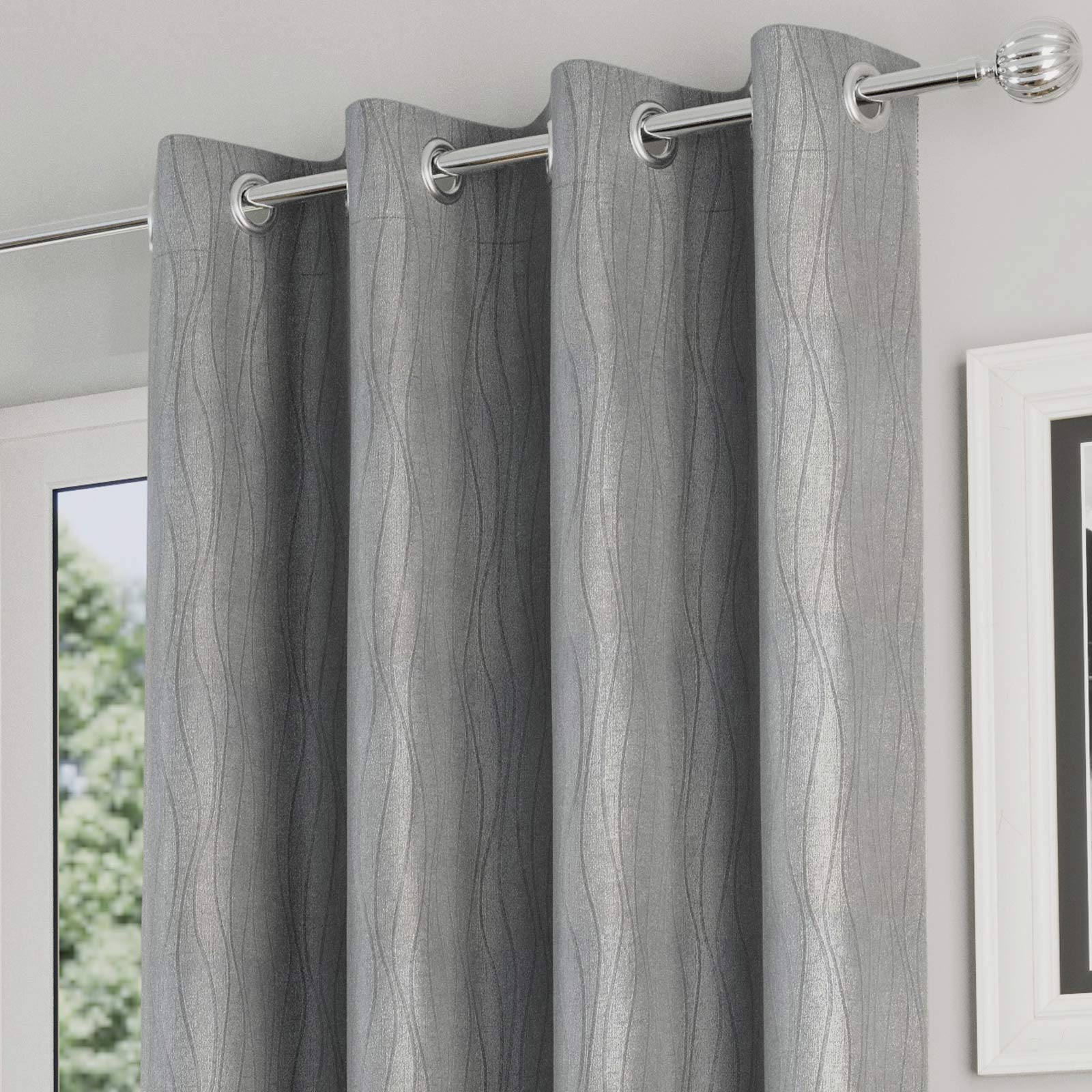 Goodwood Thermal Blockout Eyelet Curtains by Enhanced Living