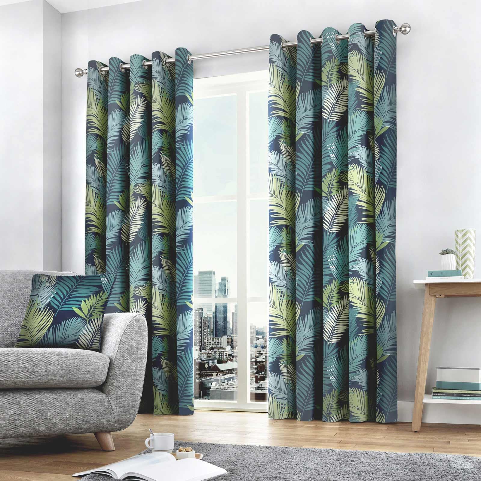 Tropical Eyelet Curtains by Fusion