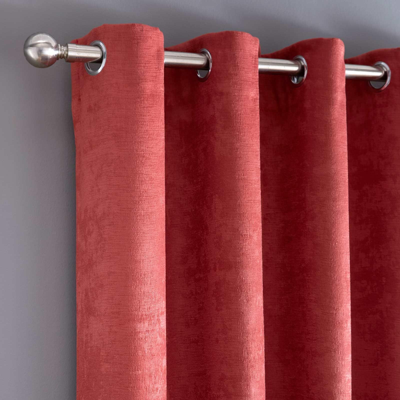 Strata Dim Out Woven Thermal Eyelet Curtains by Fusion
