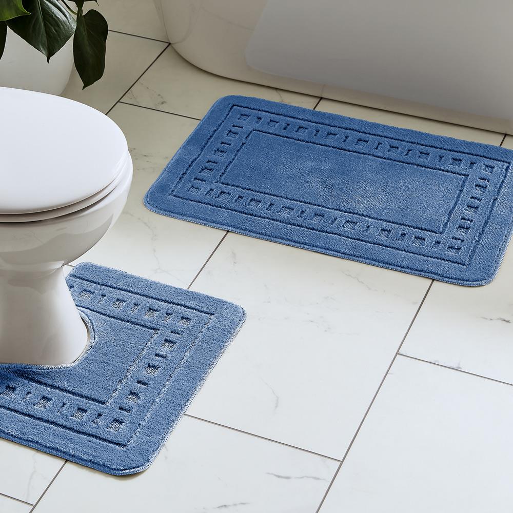 Armoni Bath Mat & Pedestal Bathroom Set by Catherine Lansfield