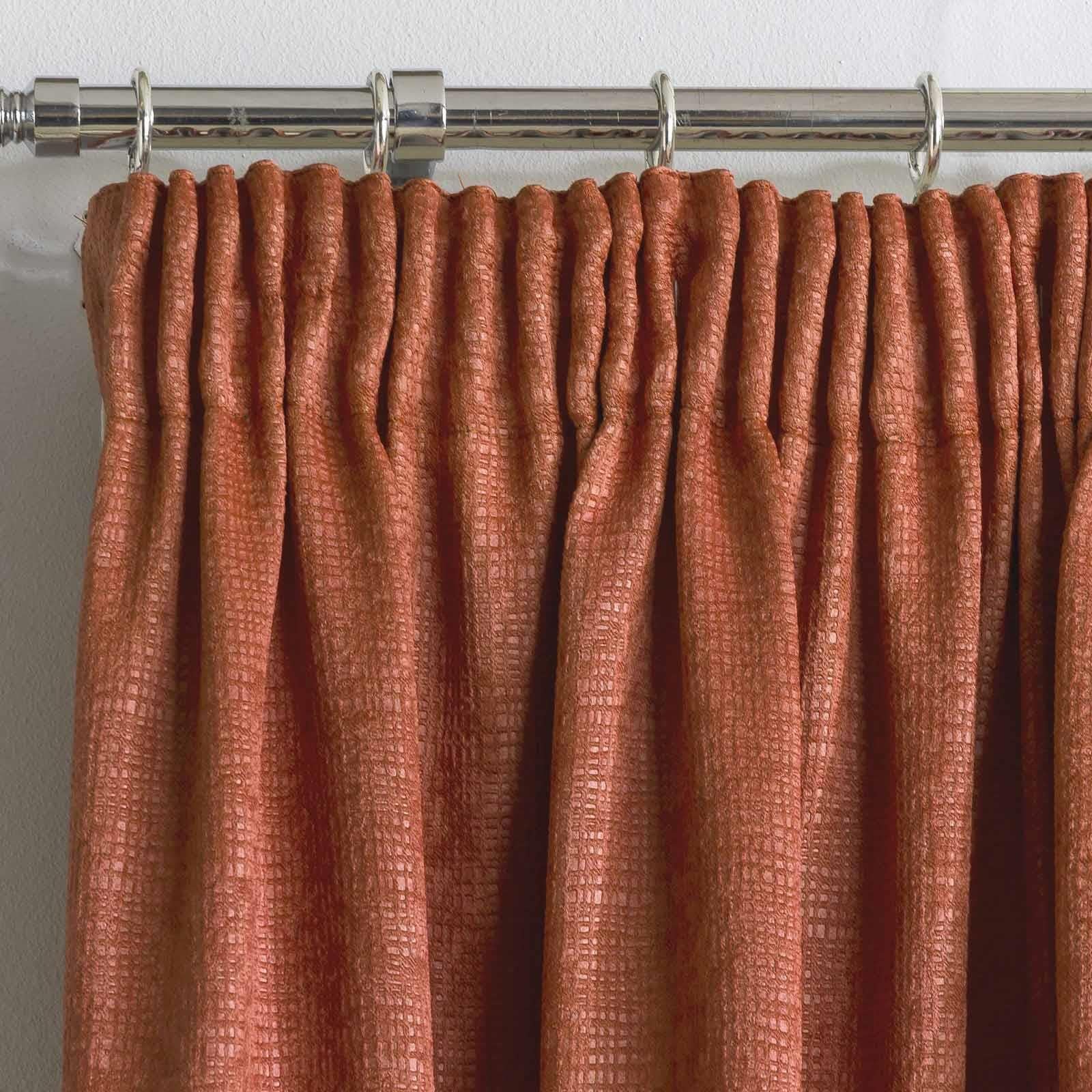 Matrix Thermal Dim Out Tape Top Pencil Pleat Curtains by Enhanced Living