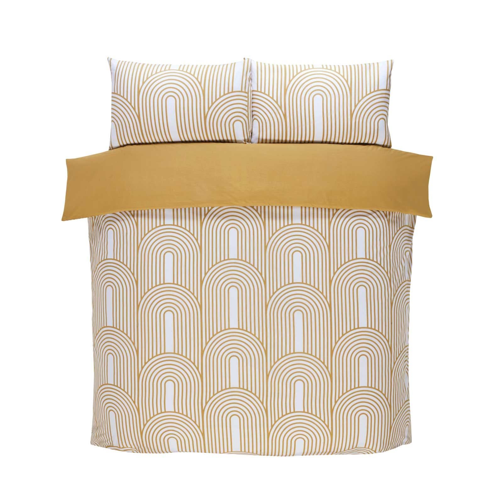 Arches Duvet Cover Set Ochre