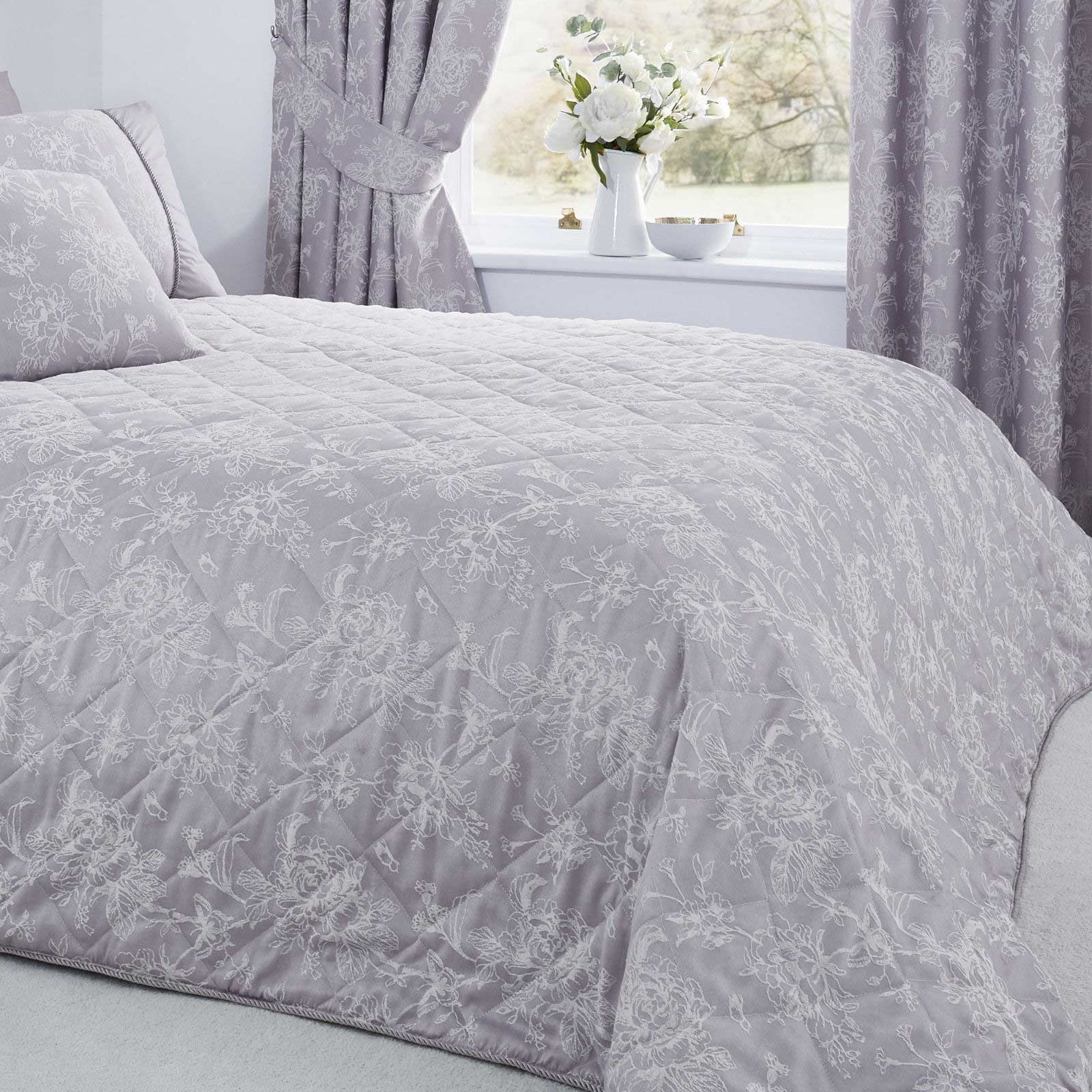 Jasmine Luxury Bedspread 230cm x 200cm by Dreams & Drapes Woven