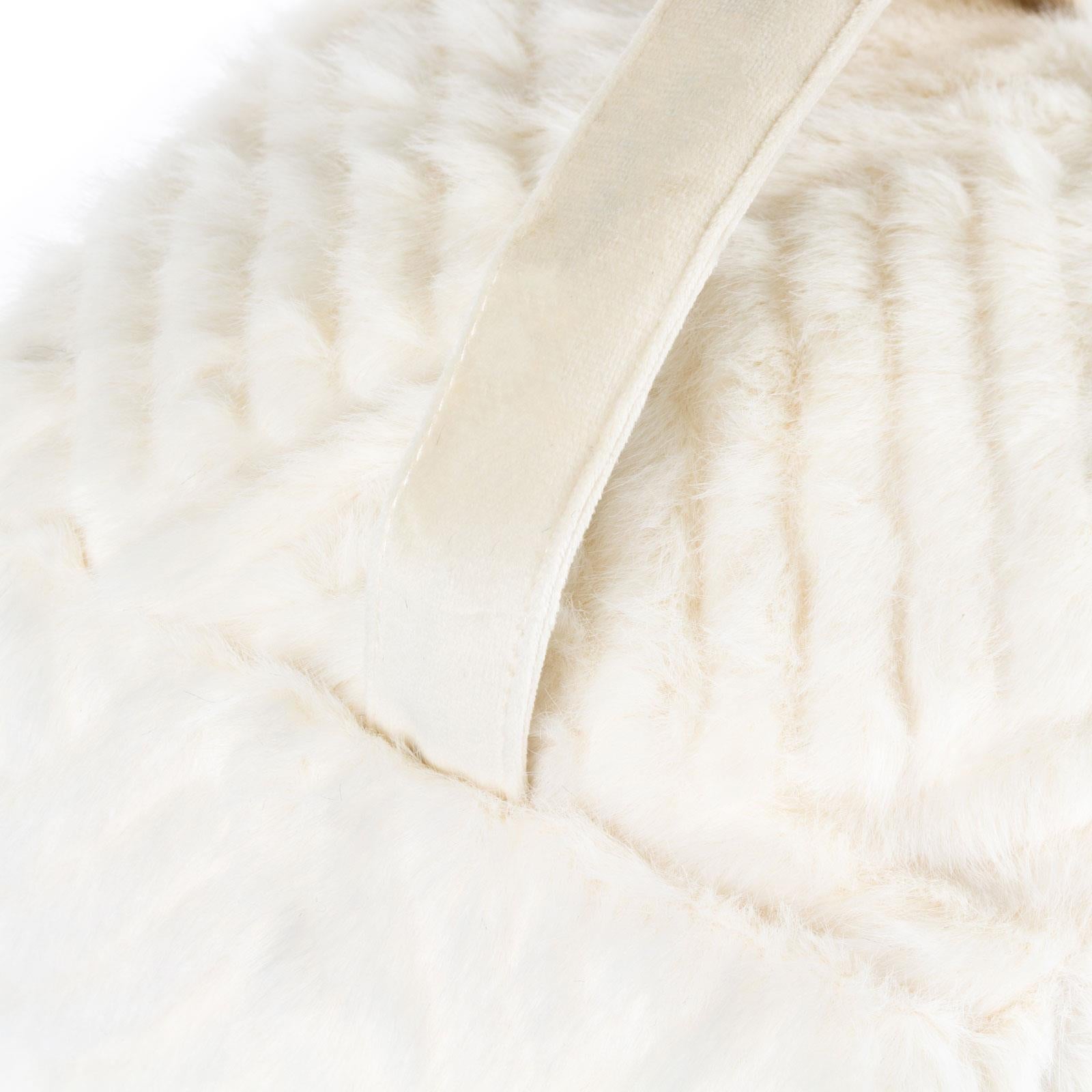 Sonnet Faux Fur Door Stop by Paoletti