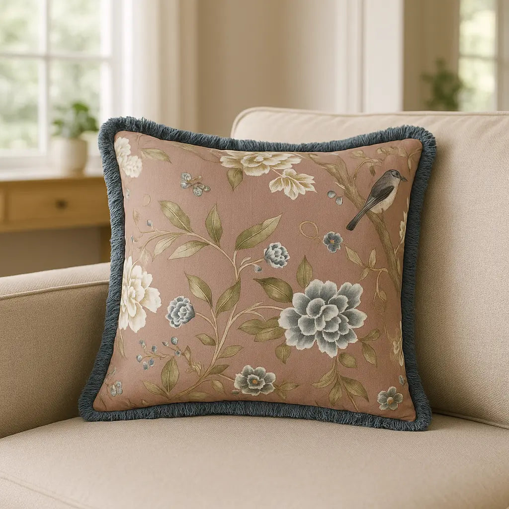 Porcelain Garden Cushion Cover 20" x 20" by Sanderson