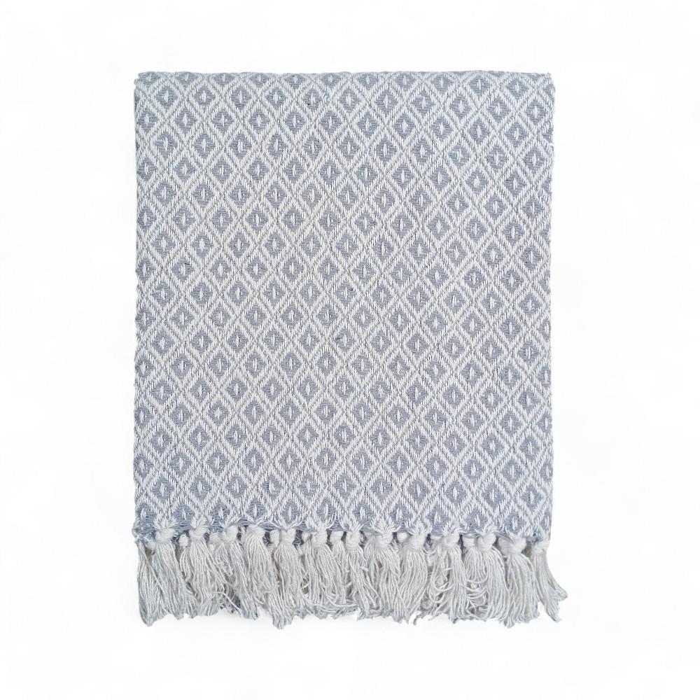 Eden Recycled Cotton Throw Blanket by Rapport Home