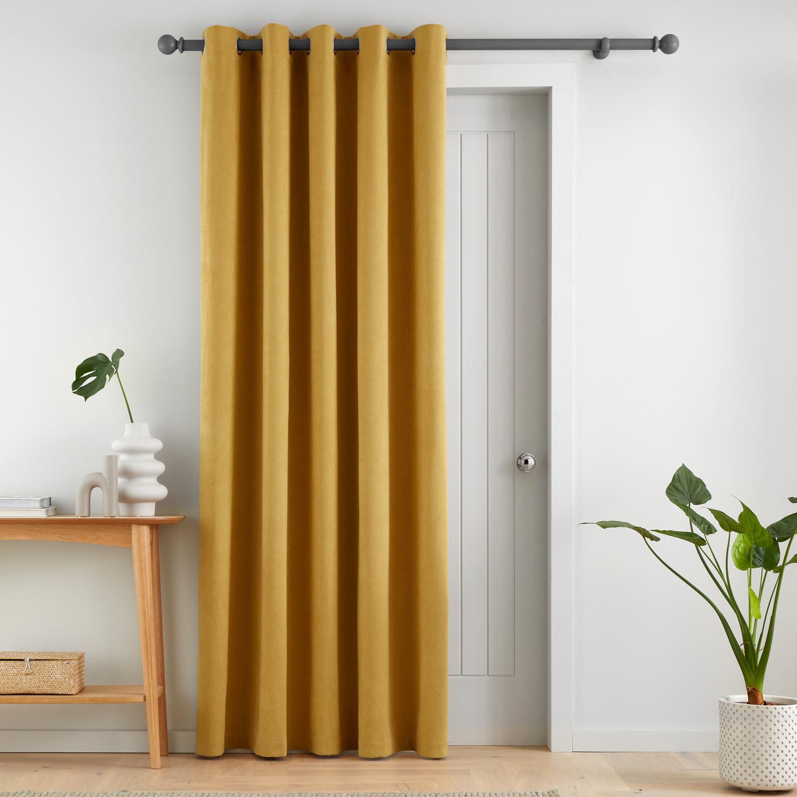 Wilson Velvet Blackout Thermal Door Curtain Panel by Catherine Lansfield