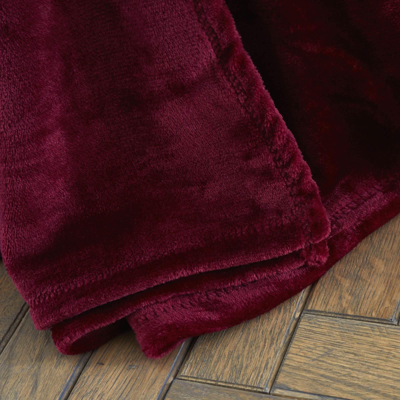Raschel Velvet Touch Throw Blanket by Catherine Lansfield